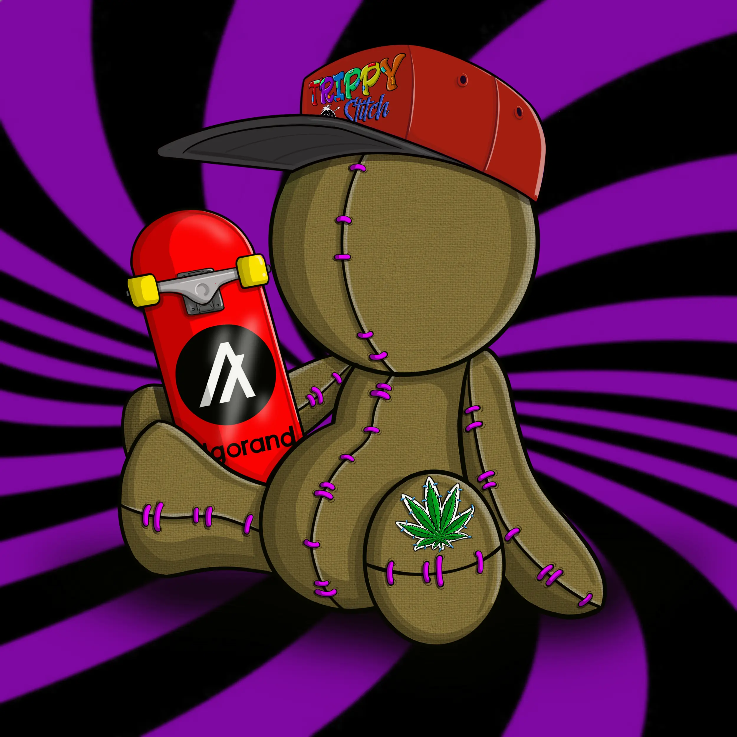 Trippy Stitch #954 NFT on Algorand