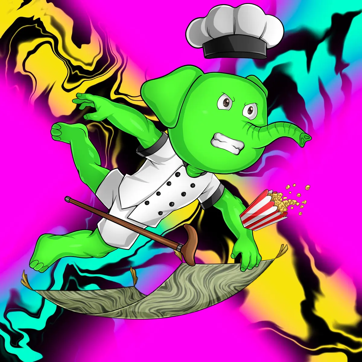 Rug Friends  #3877 NFT on Algorand