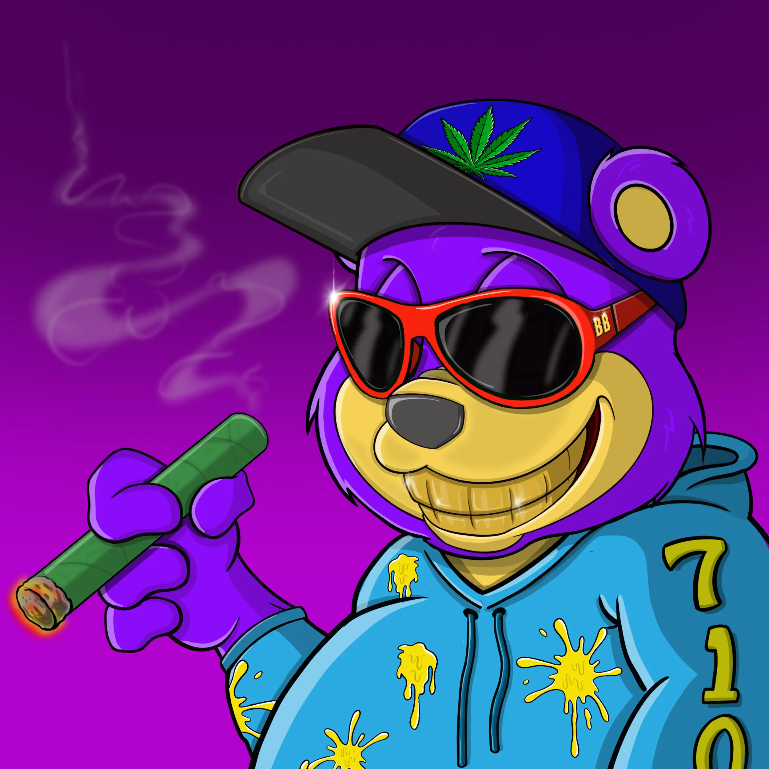 Burnin Bears #698 NFT on Algorand