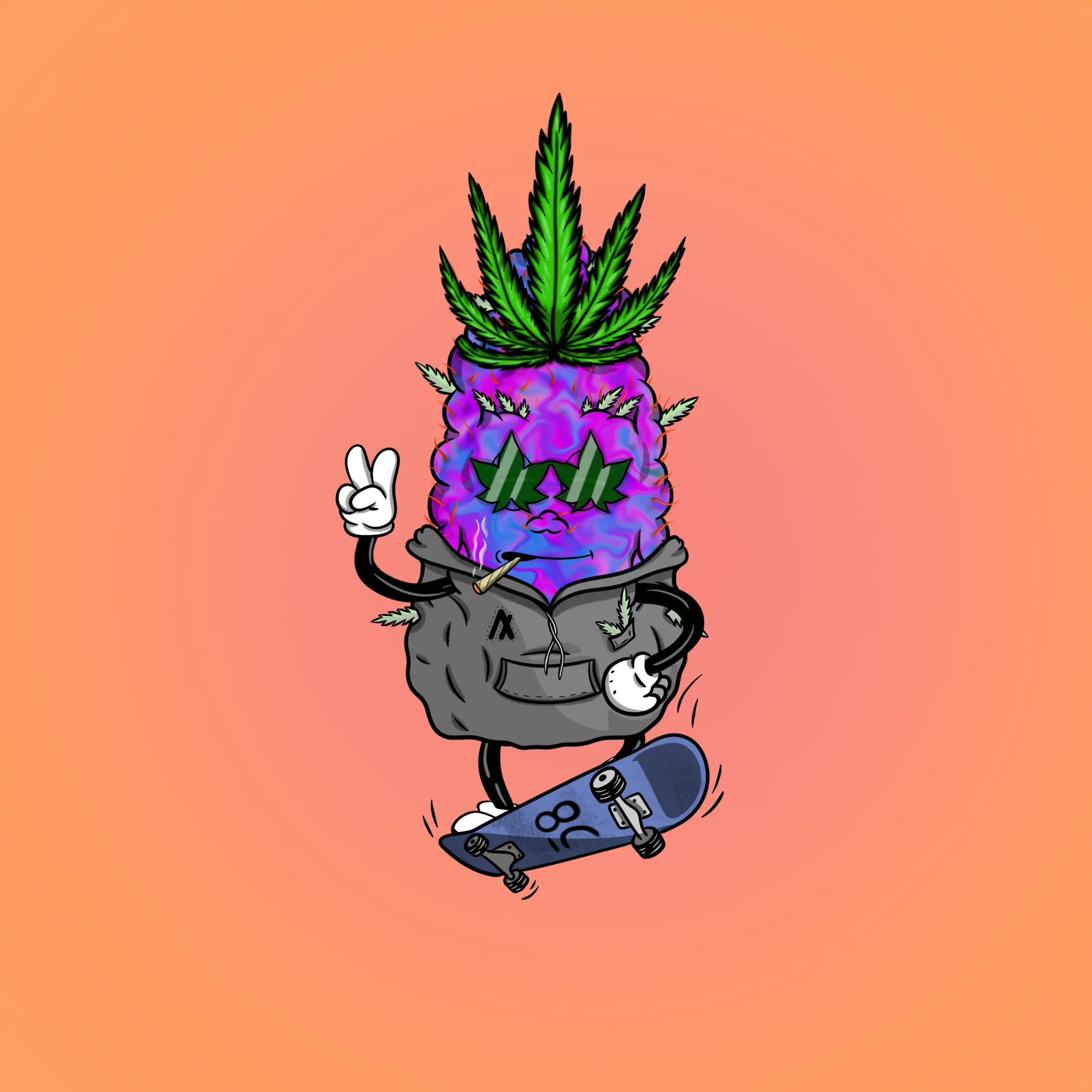 Blazing Budz #349 NFT on Algorand