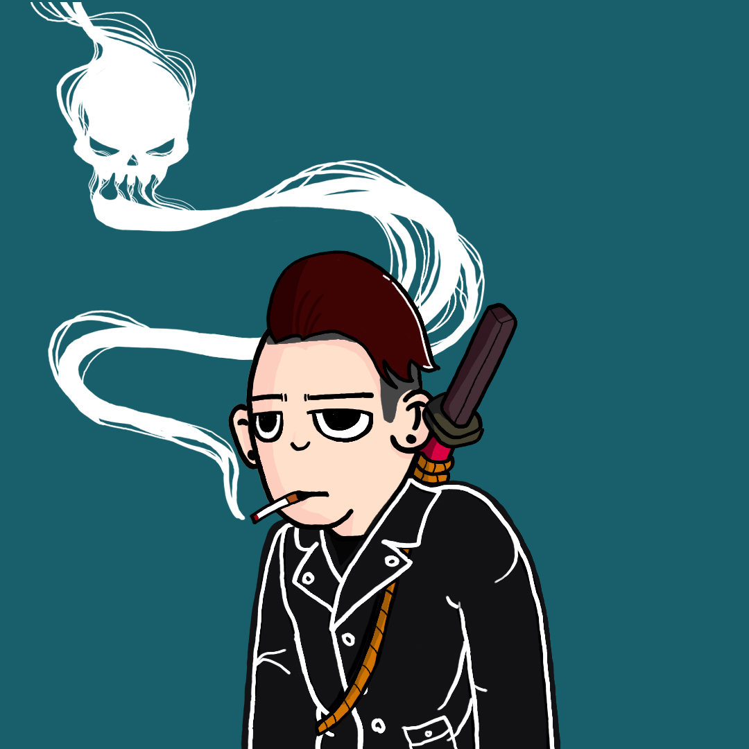 metal samurai NFT on Algorand