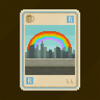 The Roof (Rainbow) Caffeine Card