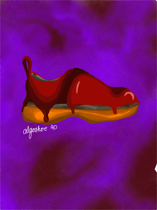 An image of AlgoShoe40 Exotic Strained Blood