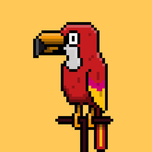 An image of Algoparrot #118 - Valentino