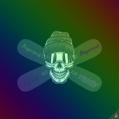 Linx Snowboard Skull #025