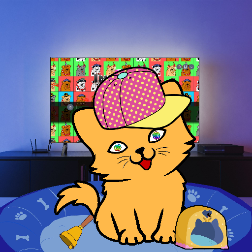 Happy Hoomens Cat#0677 NFT on Algorand