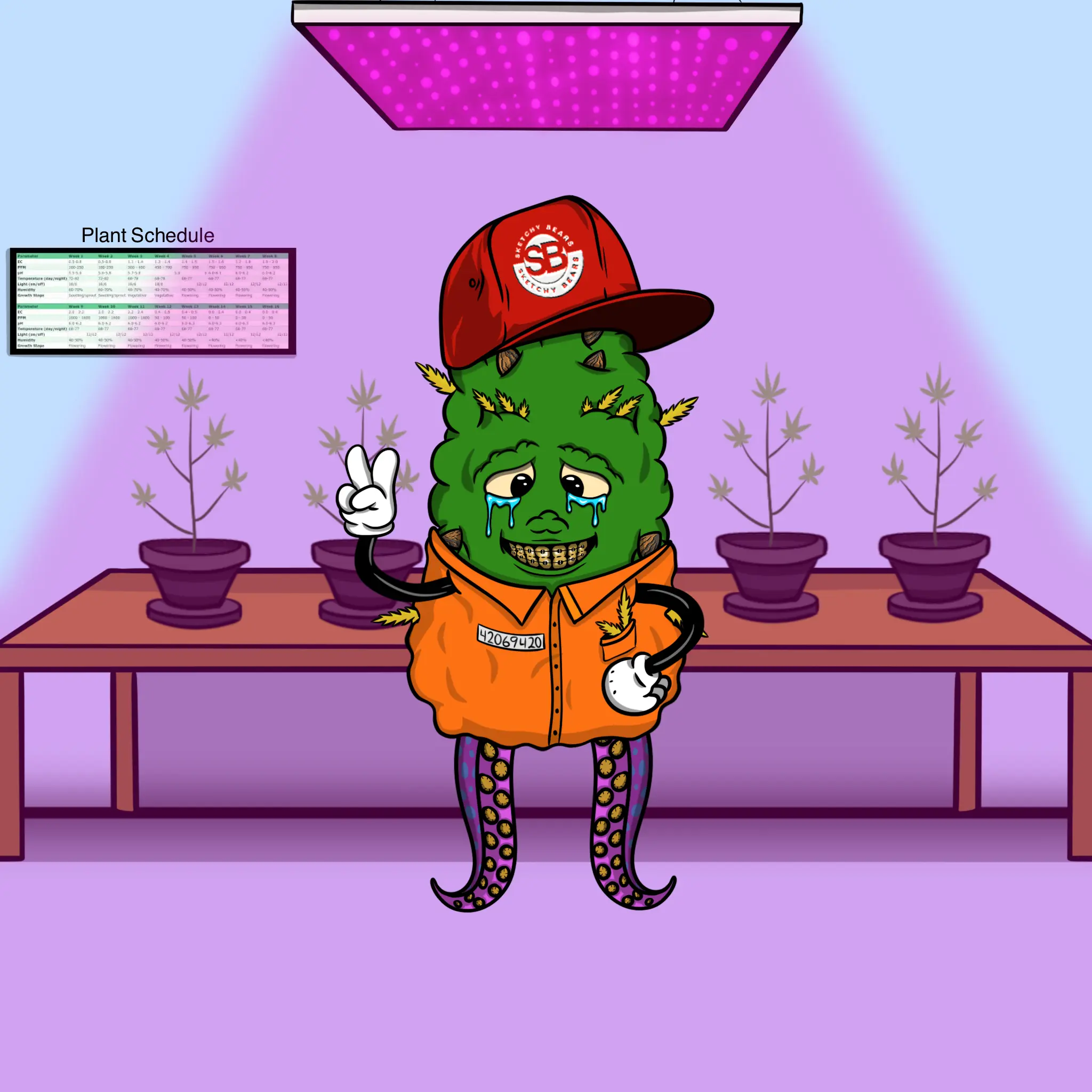 Blazing Budz #266 NFT on Algorand