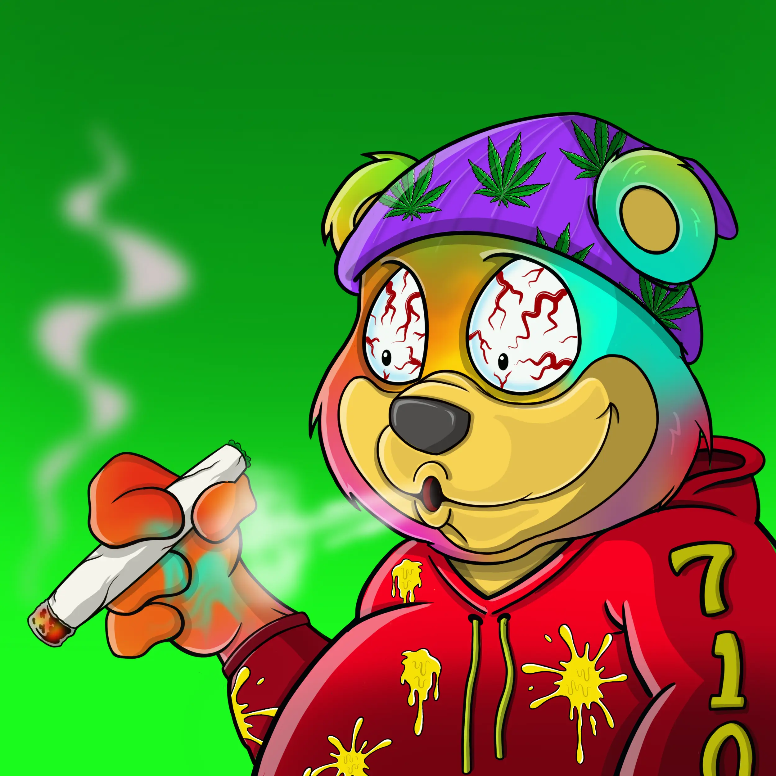 Burnin Bears #1626 NFT on Algorand