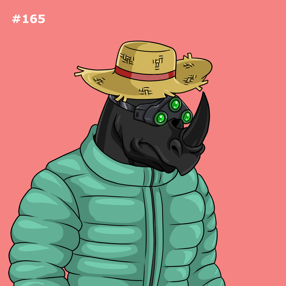 Rowdy Rhino #165 NFT on Algorand