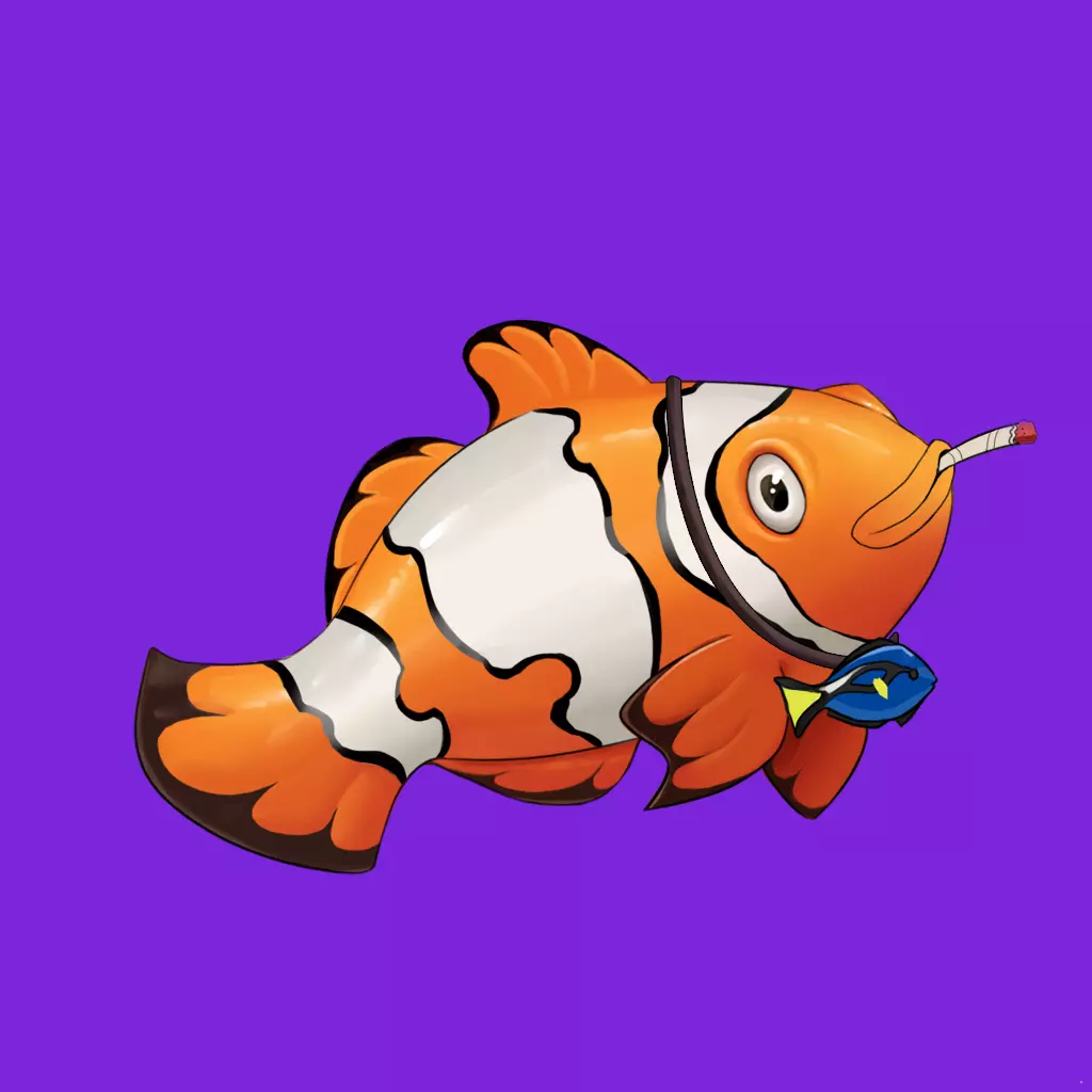 Clown Fish #129 NFT on Algorand