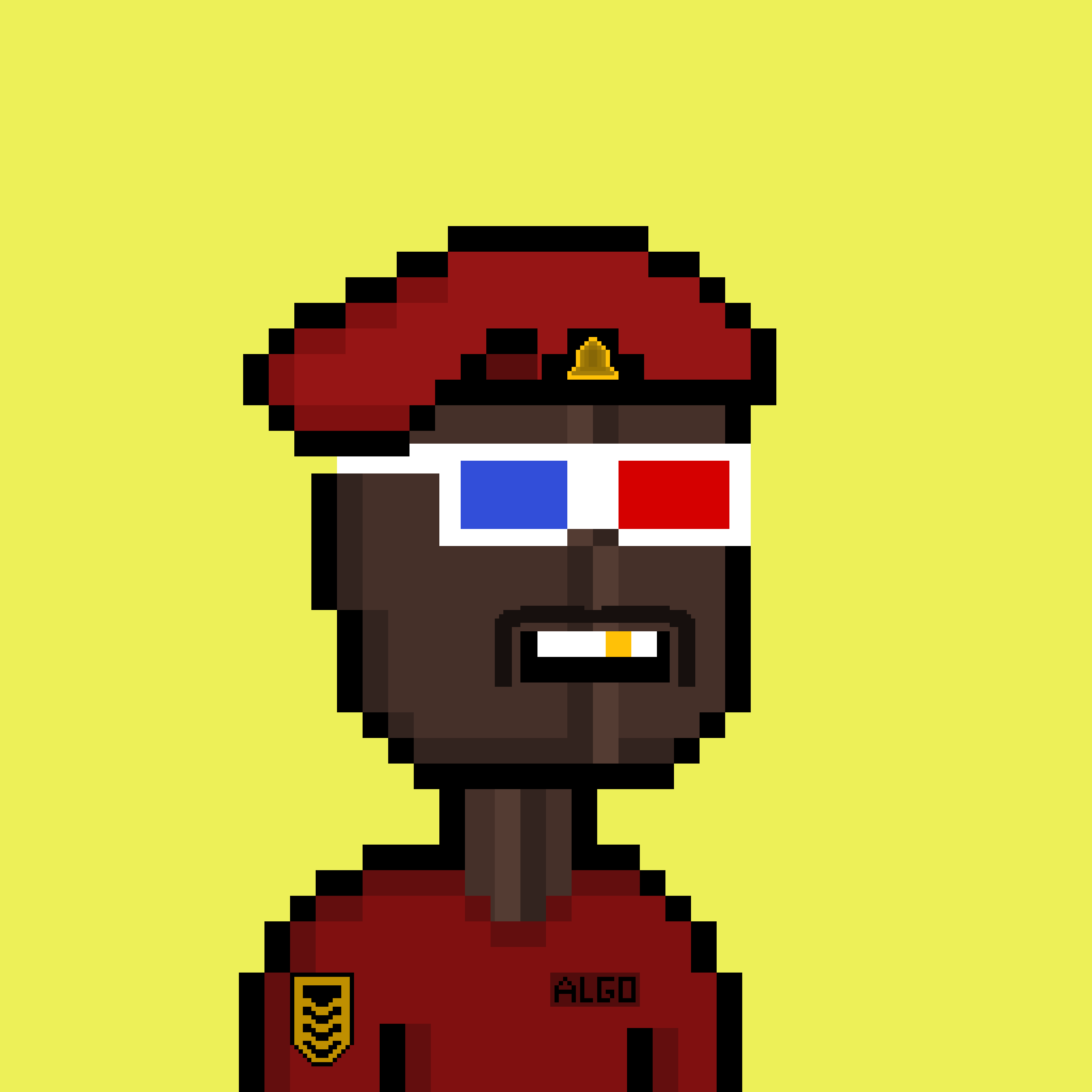 PIXEL BEȺN G2 #054 NFT on Algorand