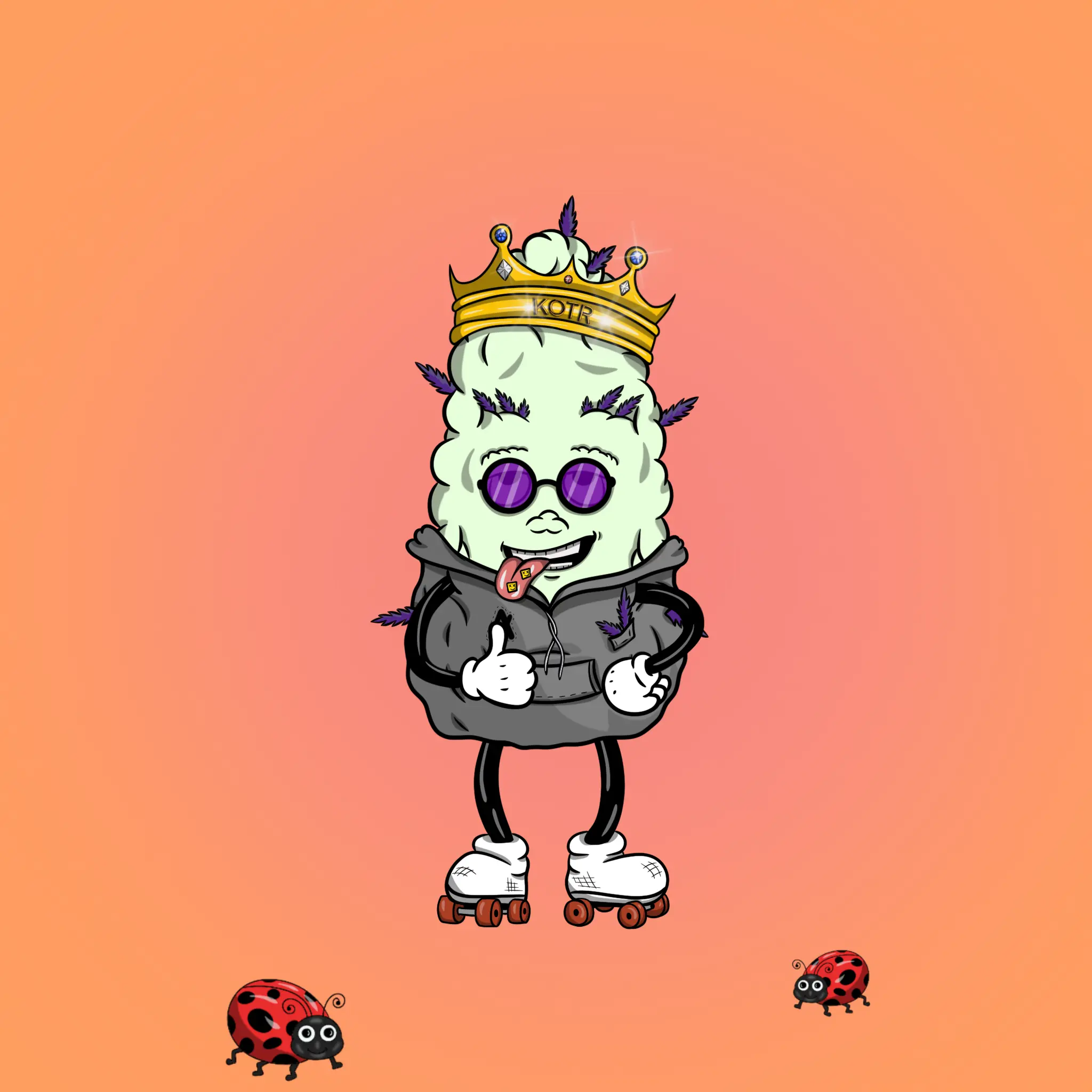 Blazing Budz #129 NFT on Algorand