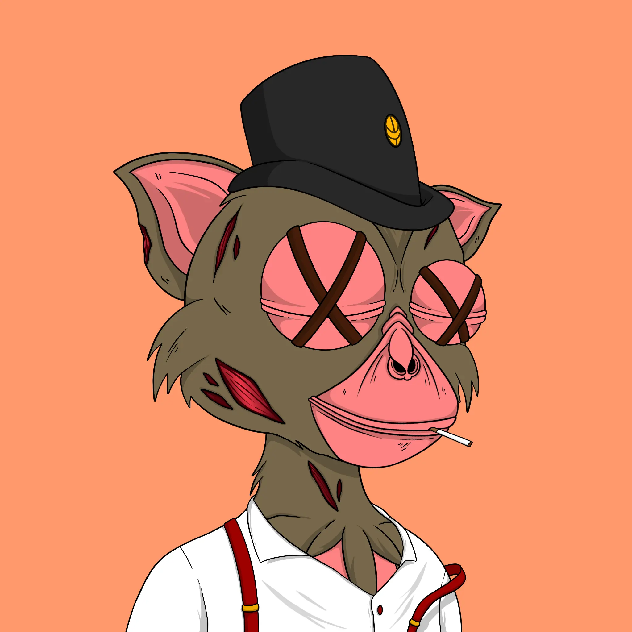 Trendy Tarsier #2909 NFT on Algorand