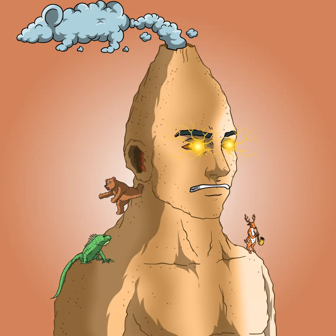 Volcano Boyz #1206 NFT on Algorand