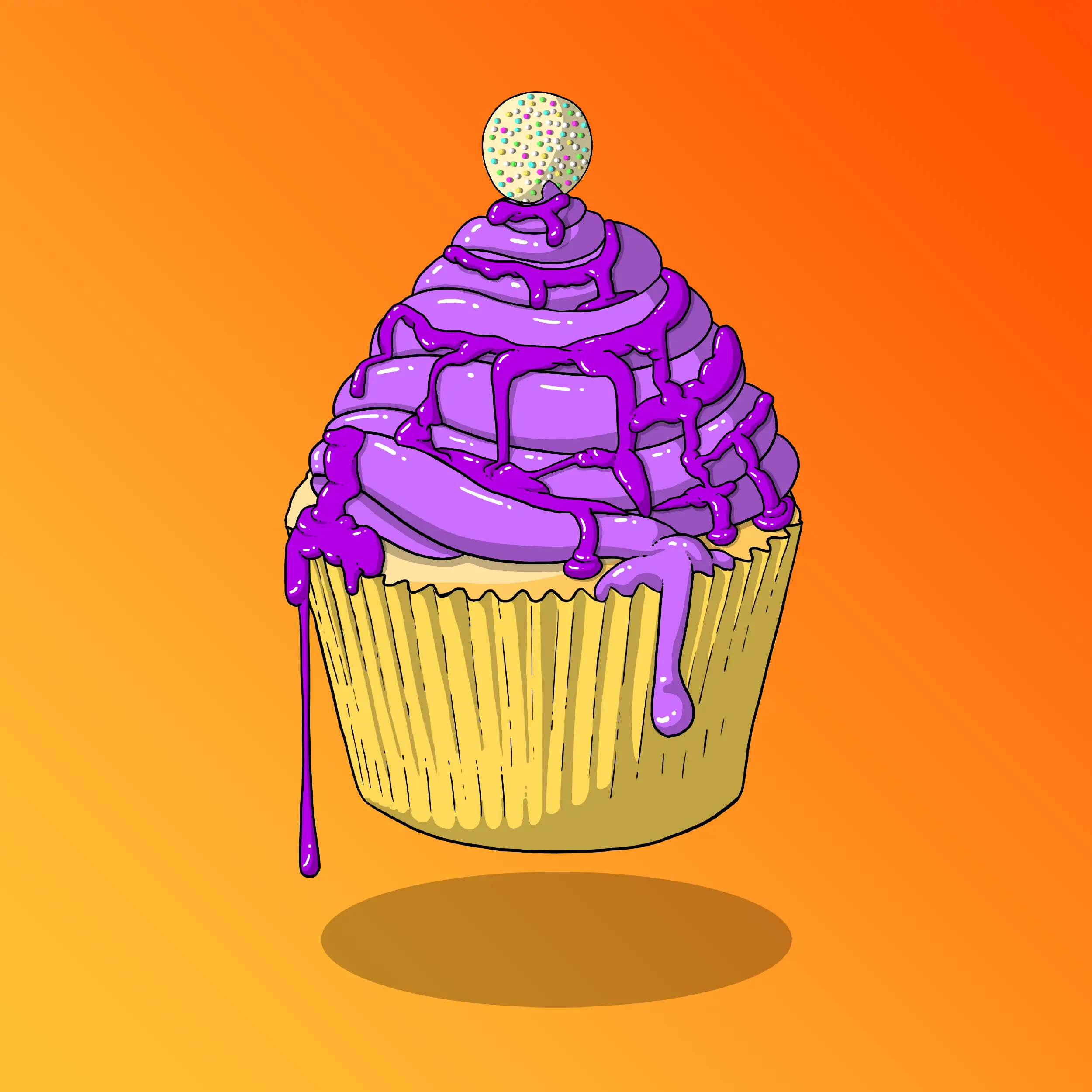 Cupcakes #122 NFT on Algorand