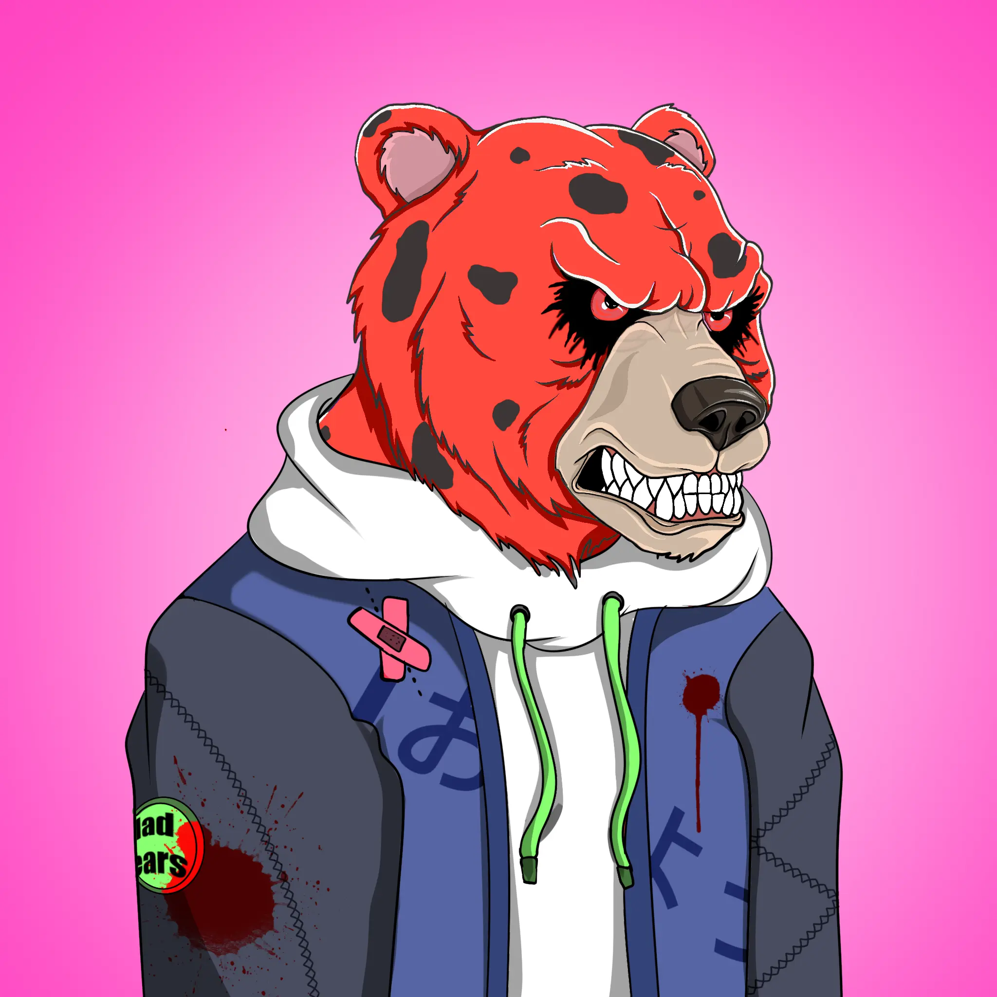 Mad Bears #1047 NFT on Algorand