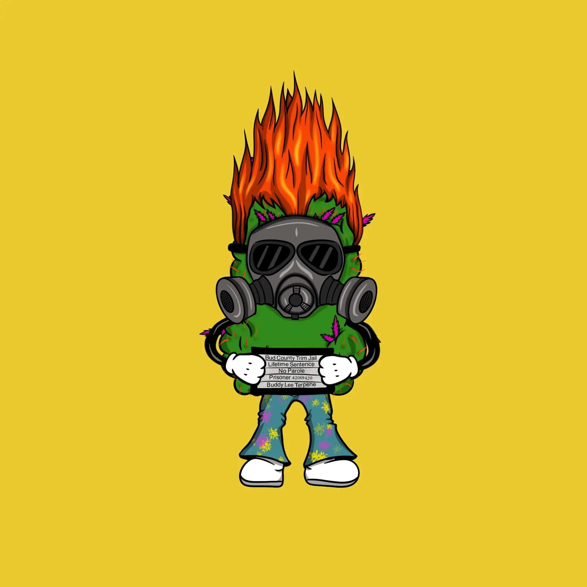 Blazing Budz #243 NFT on Algorand