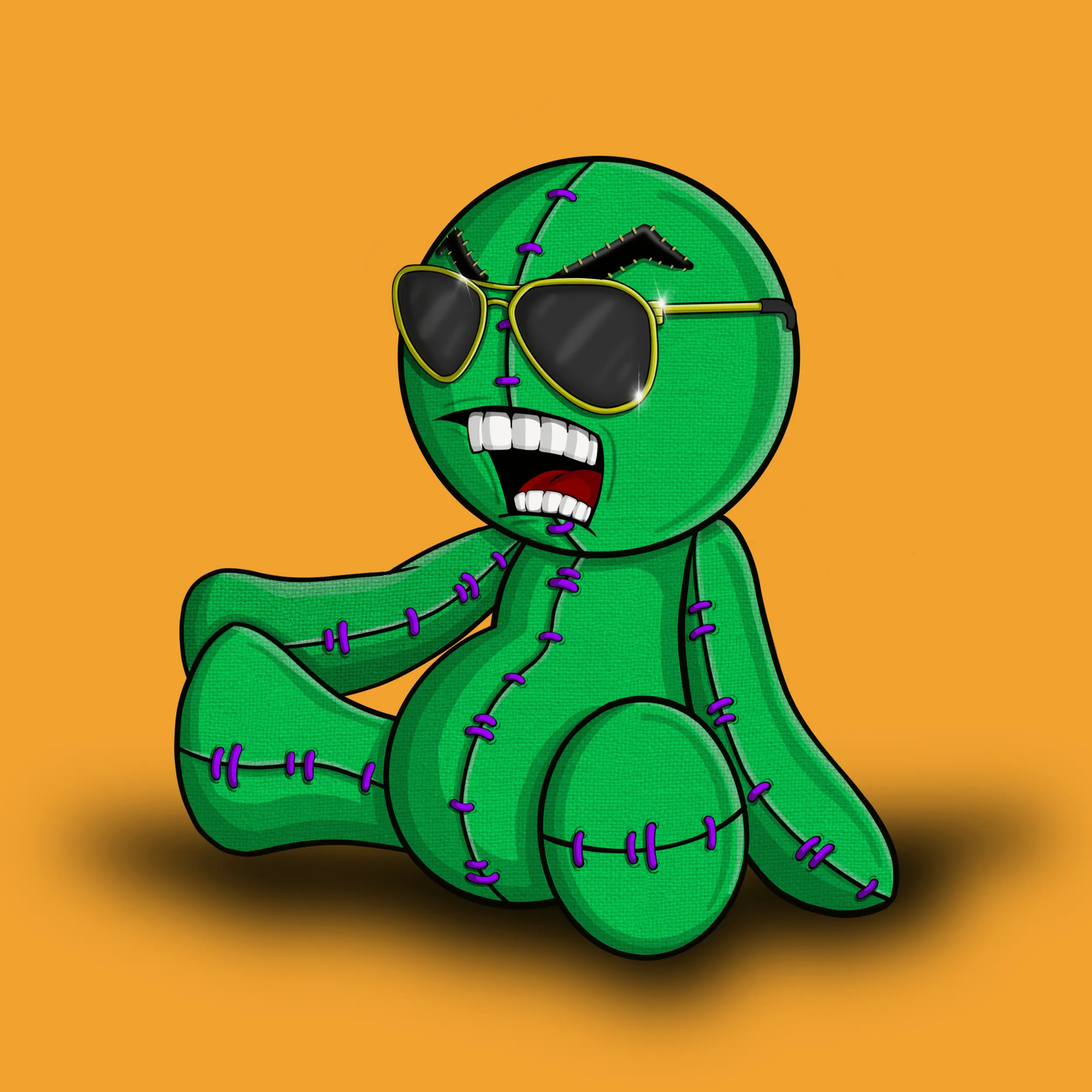 Trippy Stitch #1124 NFT on Algorand