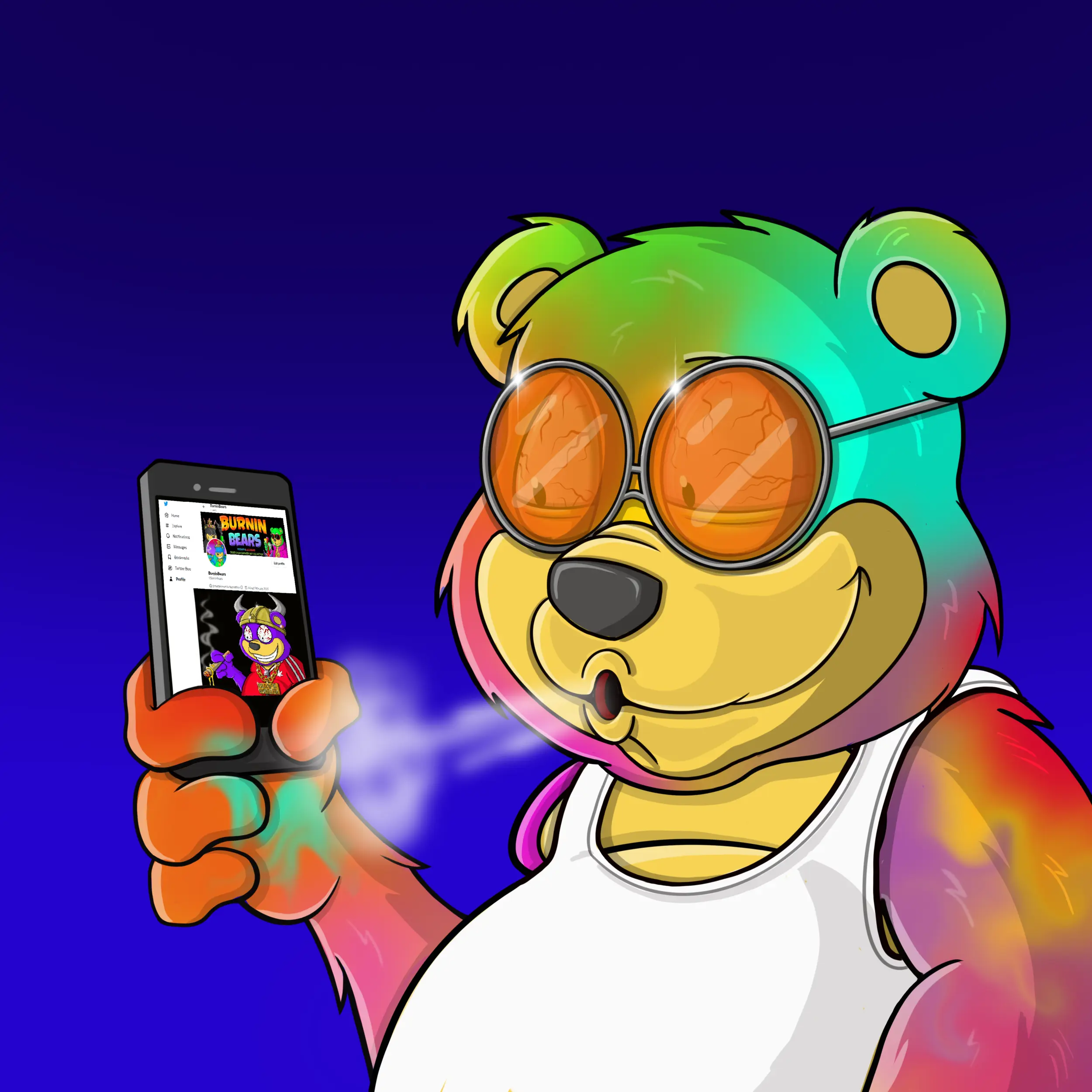 Burnin Bears #321 NFT on Algorand