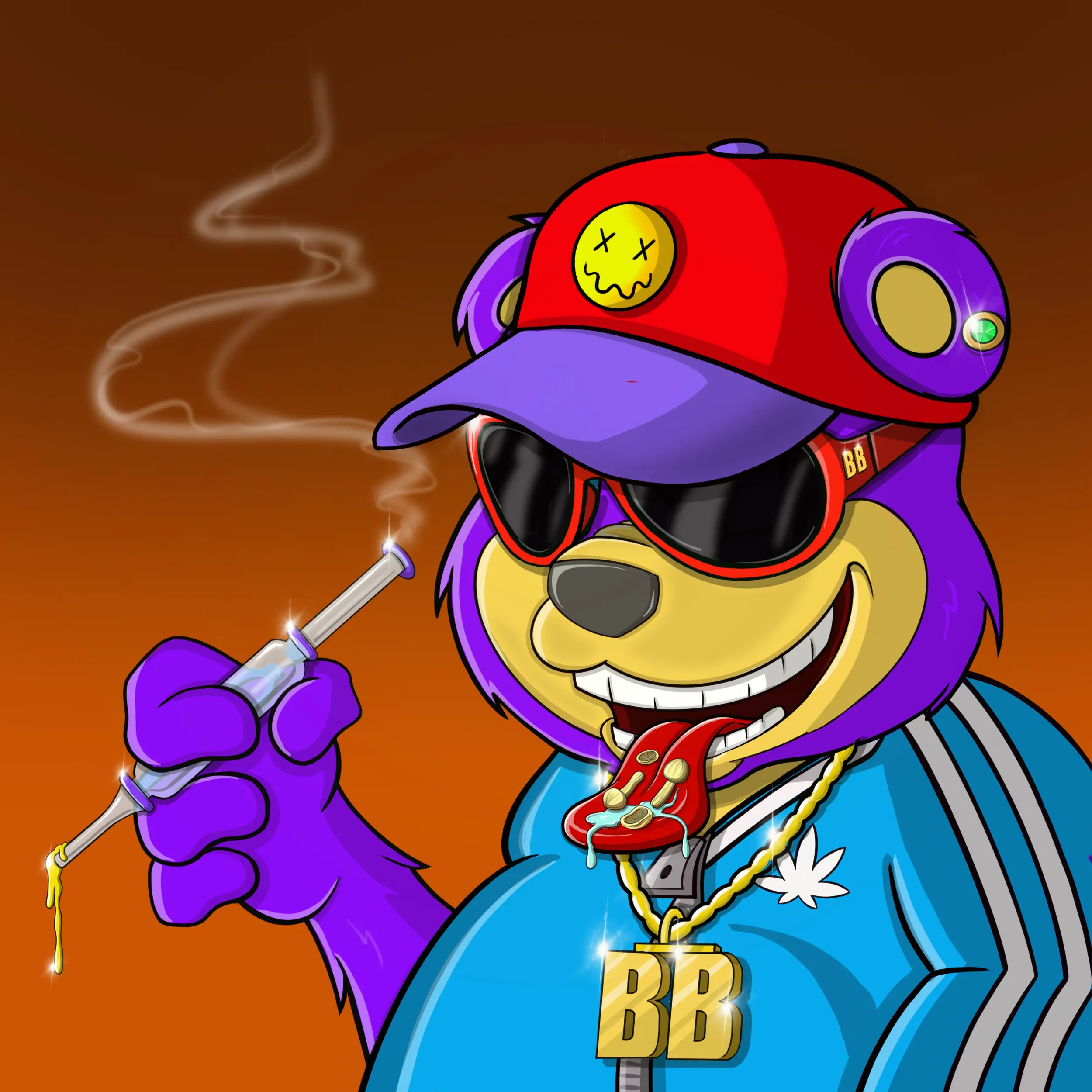 Burnin Bears #1520 NFT on Algorand