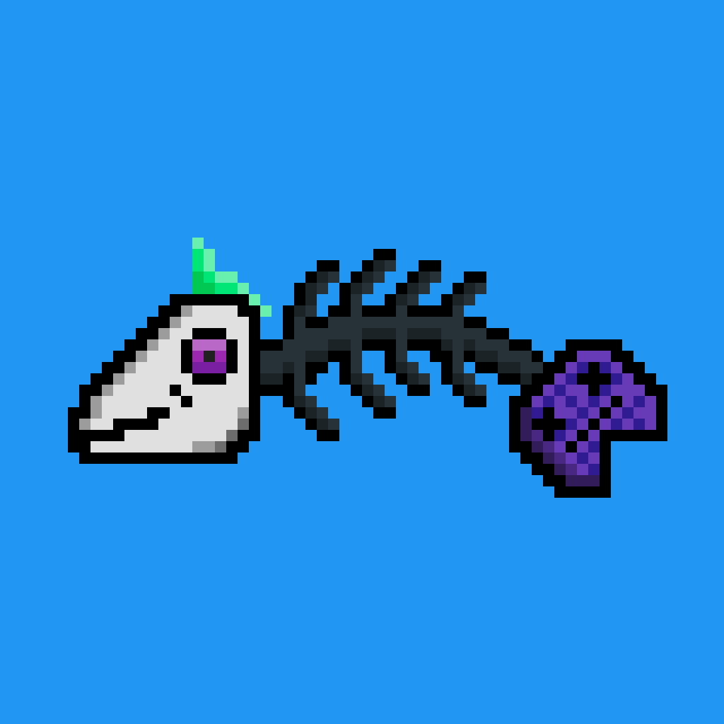 8-Bit BoneFish #286 NFT on Algorand