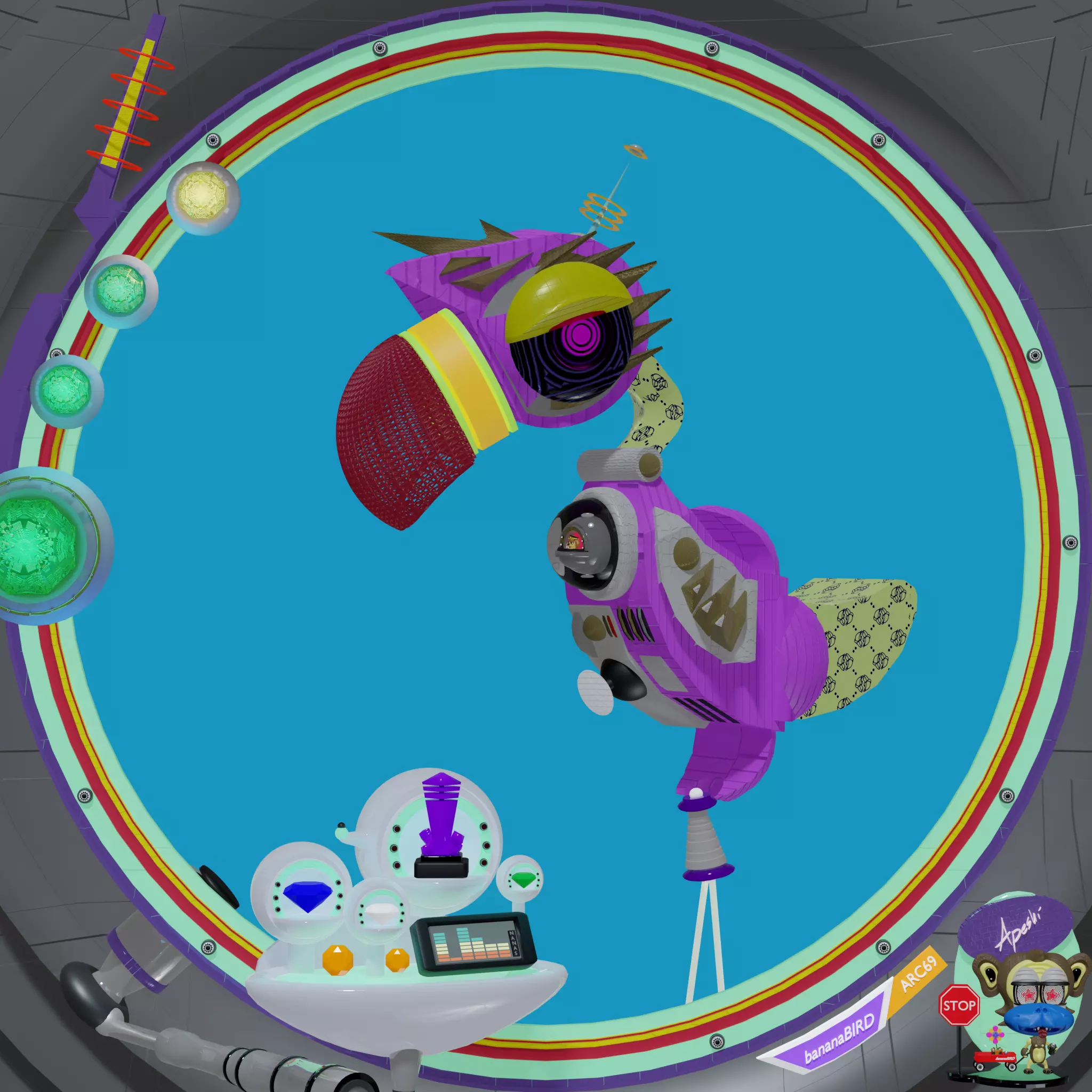 bananaBIRD #10 NFT on Algorand