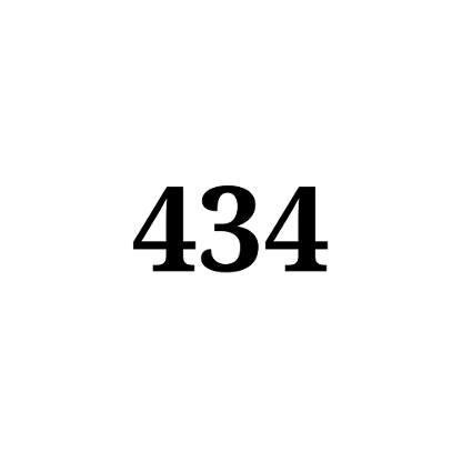 Number 434