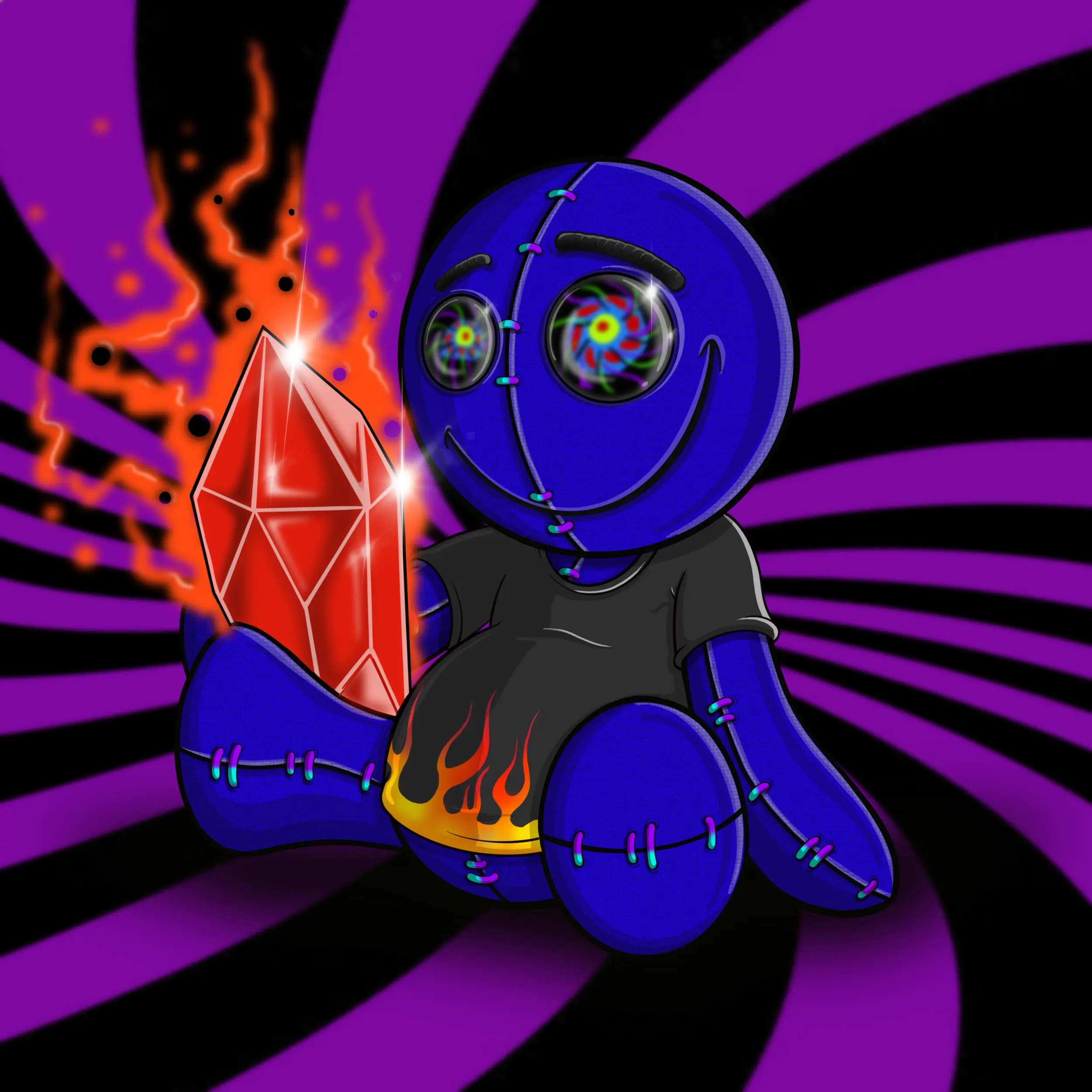 Trippy Stitch #677 NFT on Algorand