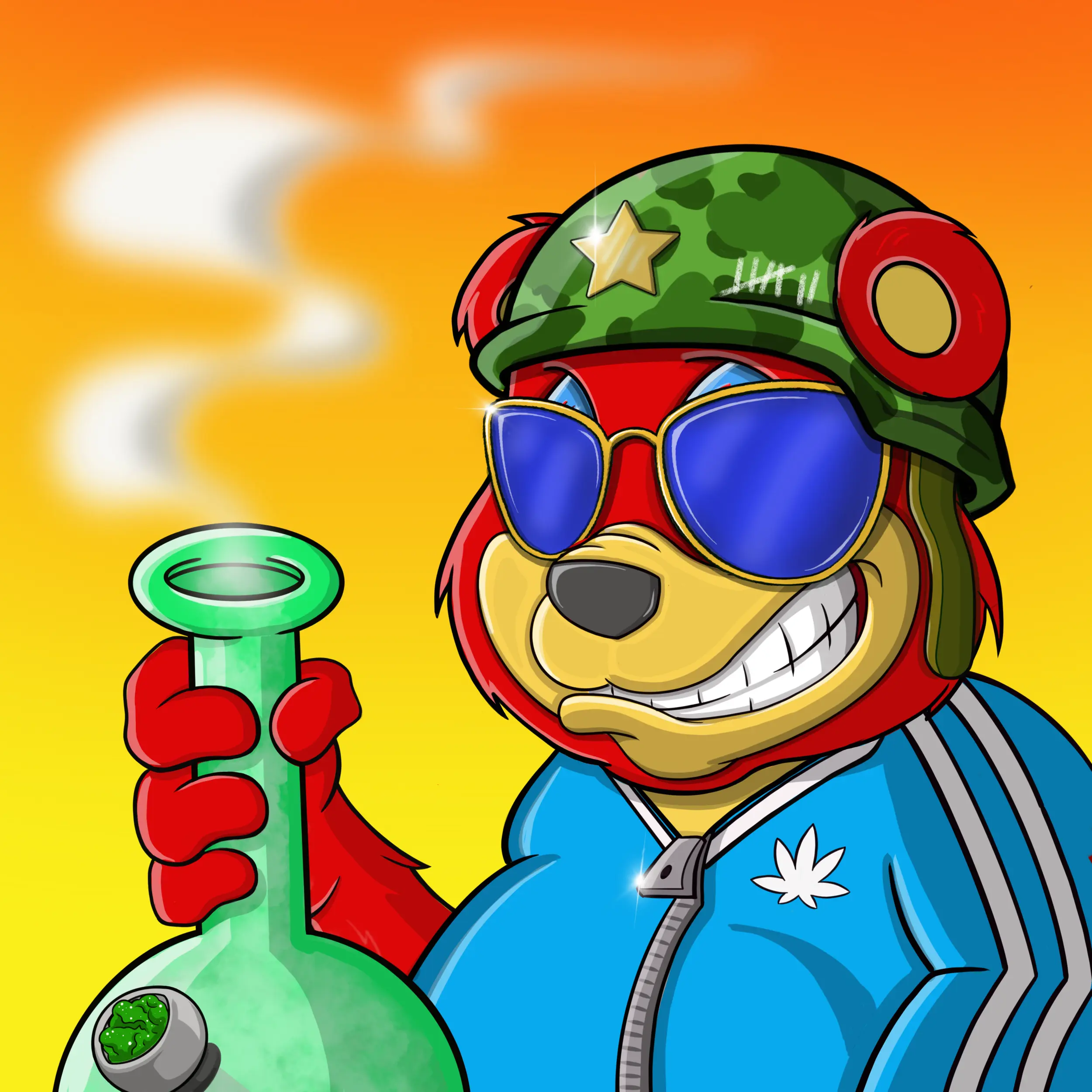 Burnin Bears #319 NFT on Algorand