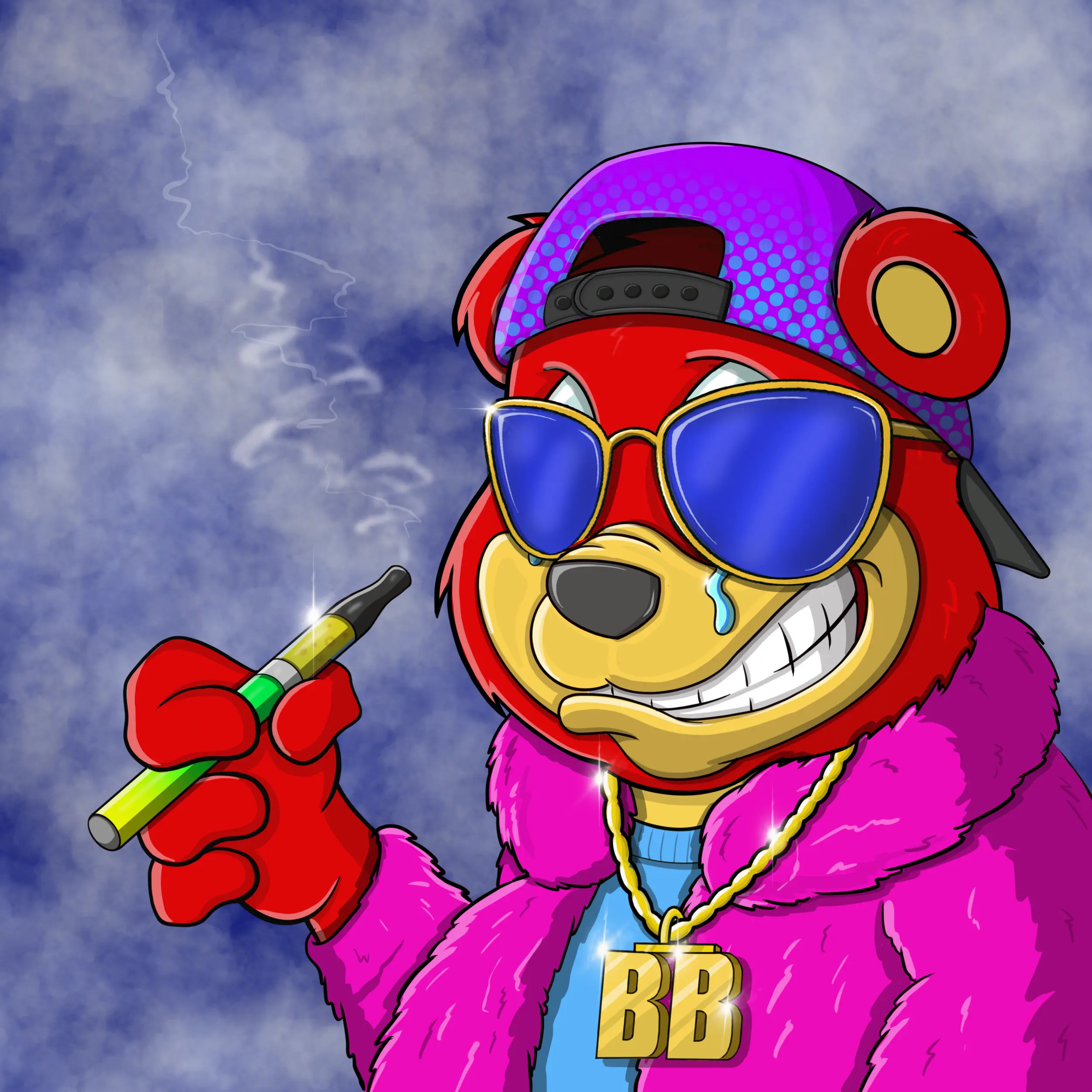 Burnin Bears #492 NFT on Algorand