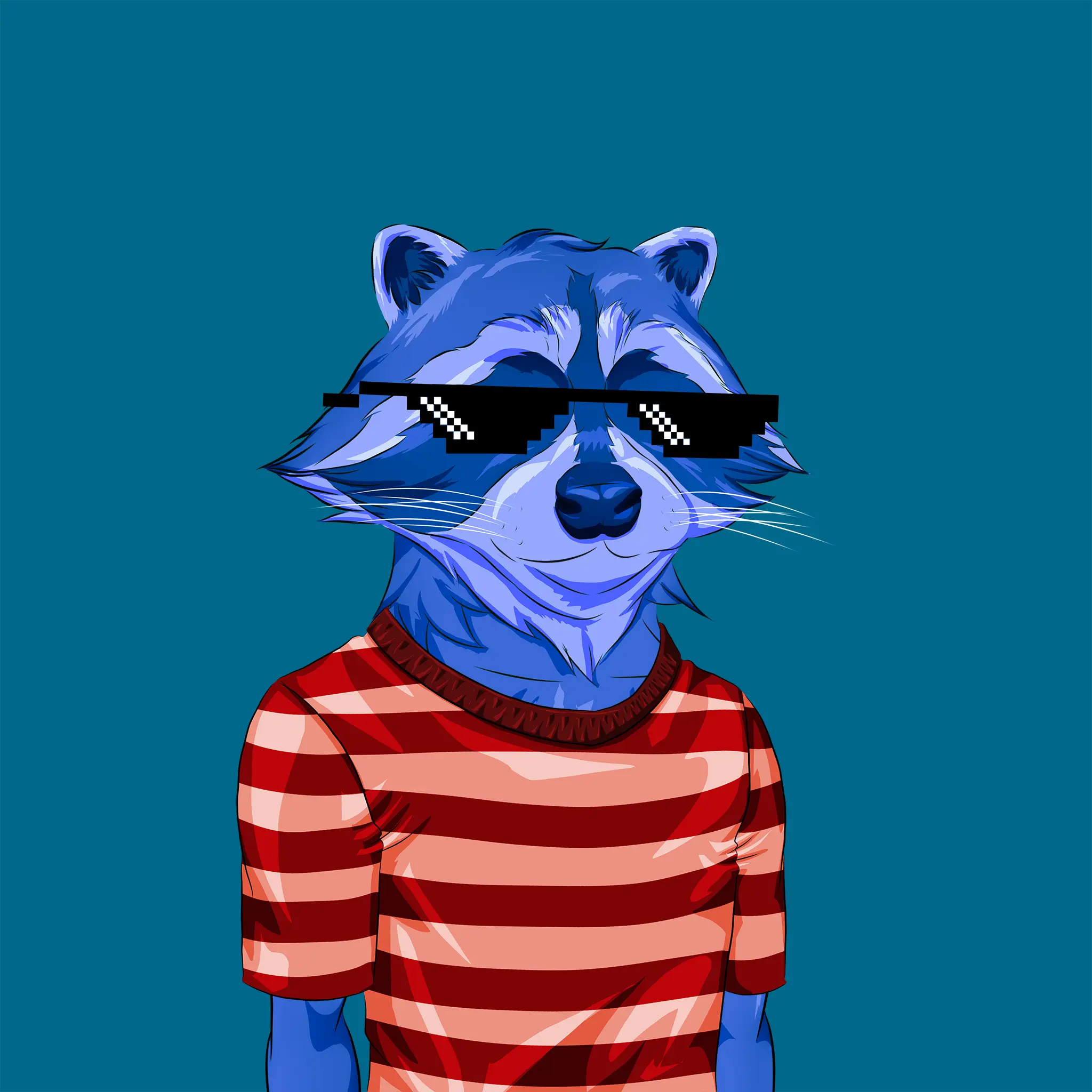AlgoRaccoon #1210 NFT on Algorand