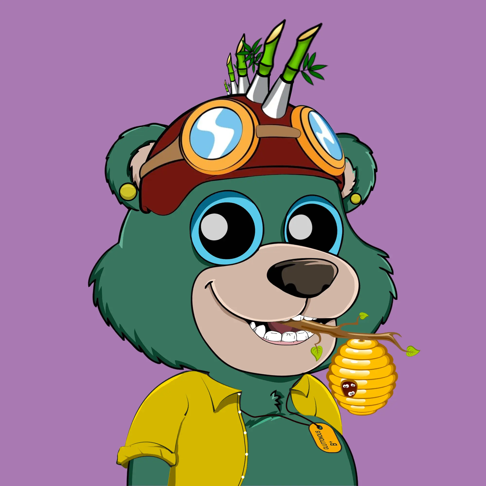 Gluttonous Bears #498 NFT on Algorand