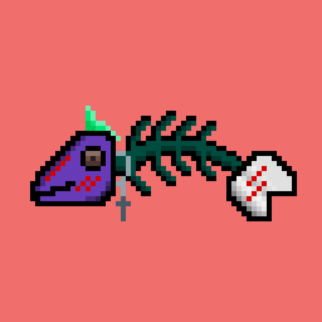 8-Bit BoneFish #256 NFT on Algorand