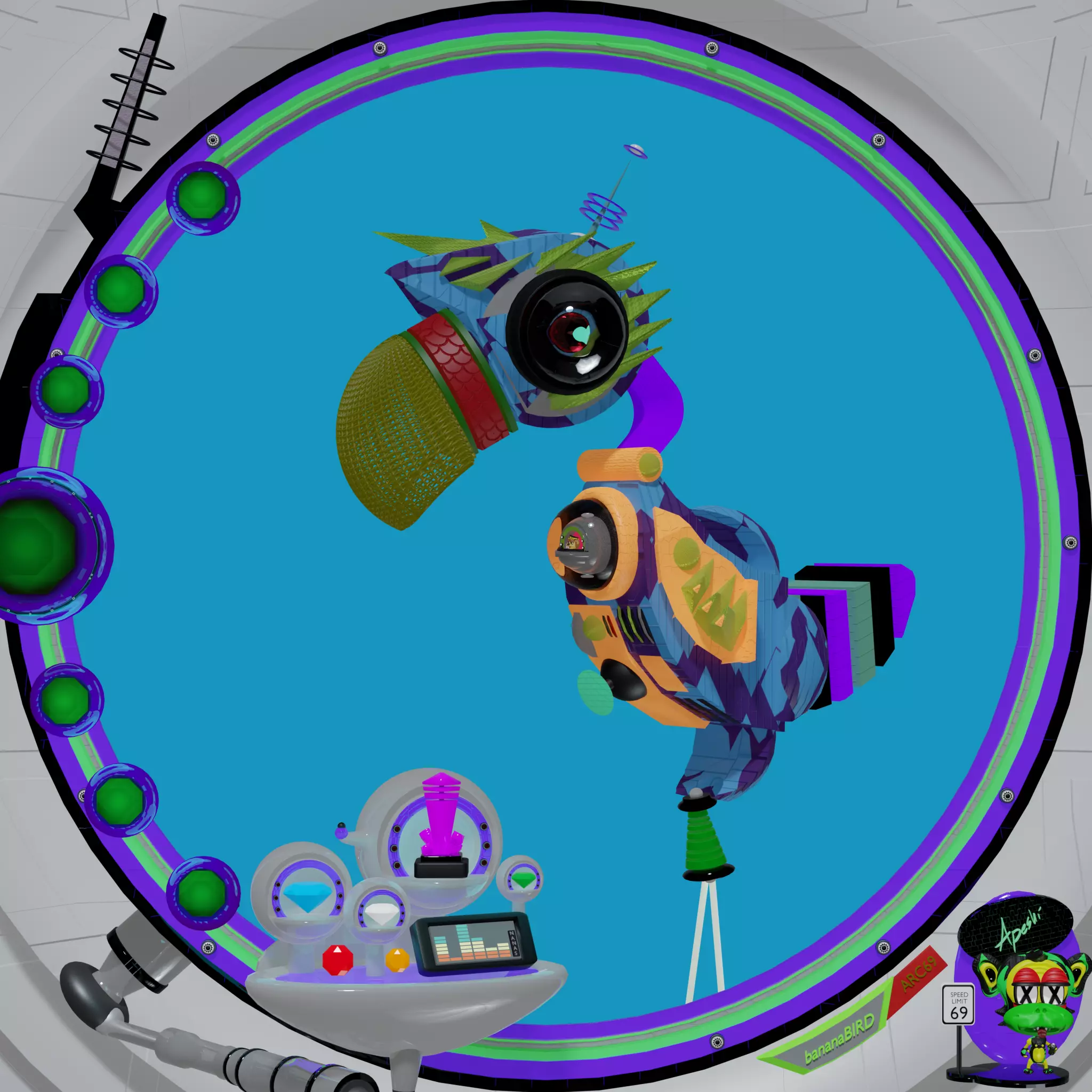 bananaBIRD #474 NFT on Algorand