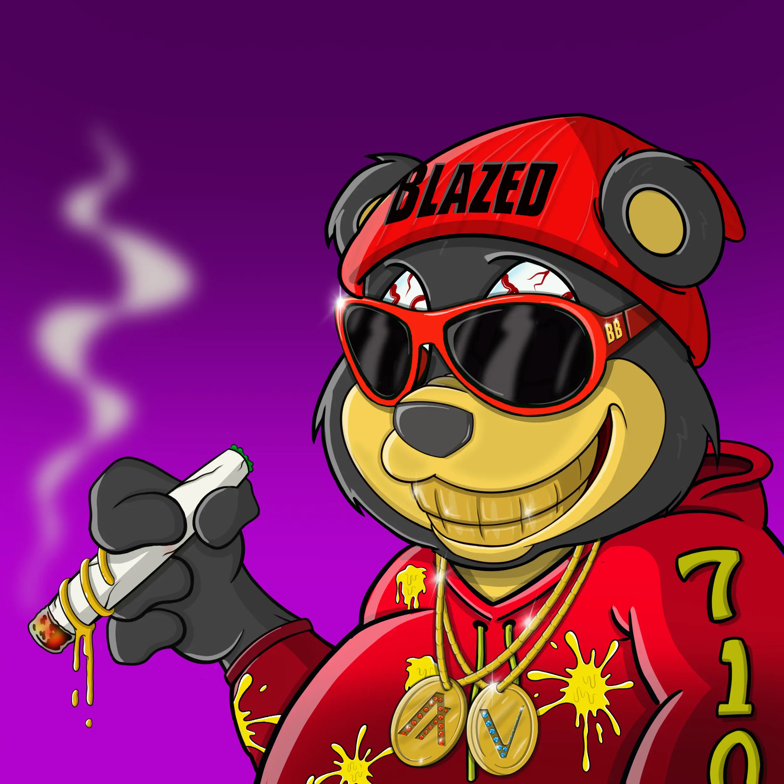 Burnin Bears #998 NFT on Algorand