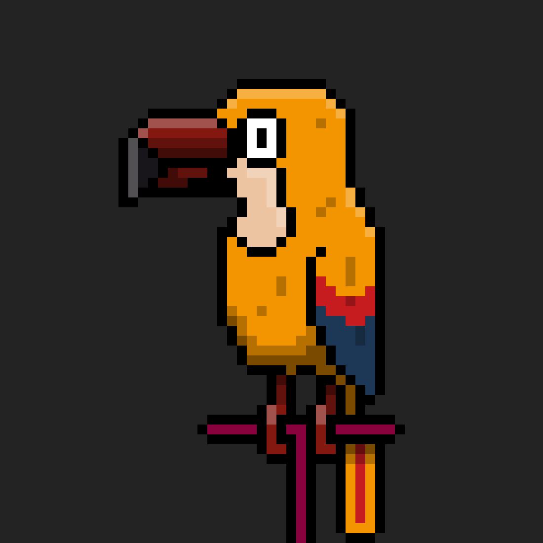 Algoparrot #33 - Andreea NFT on Algorand