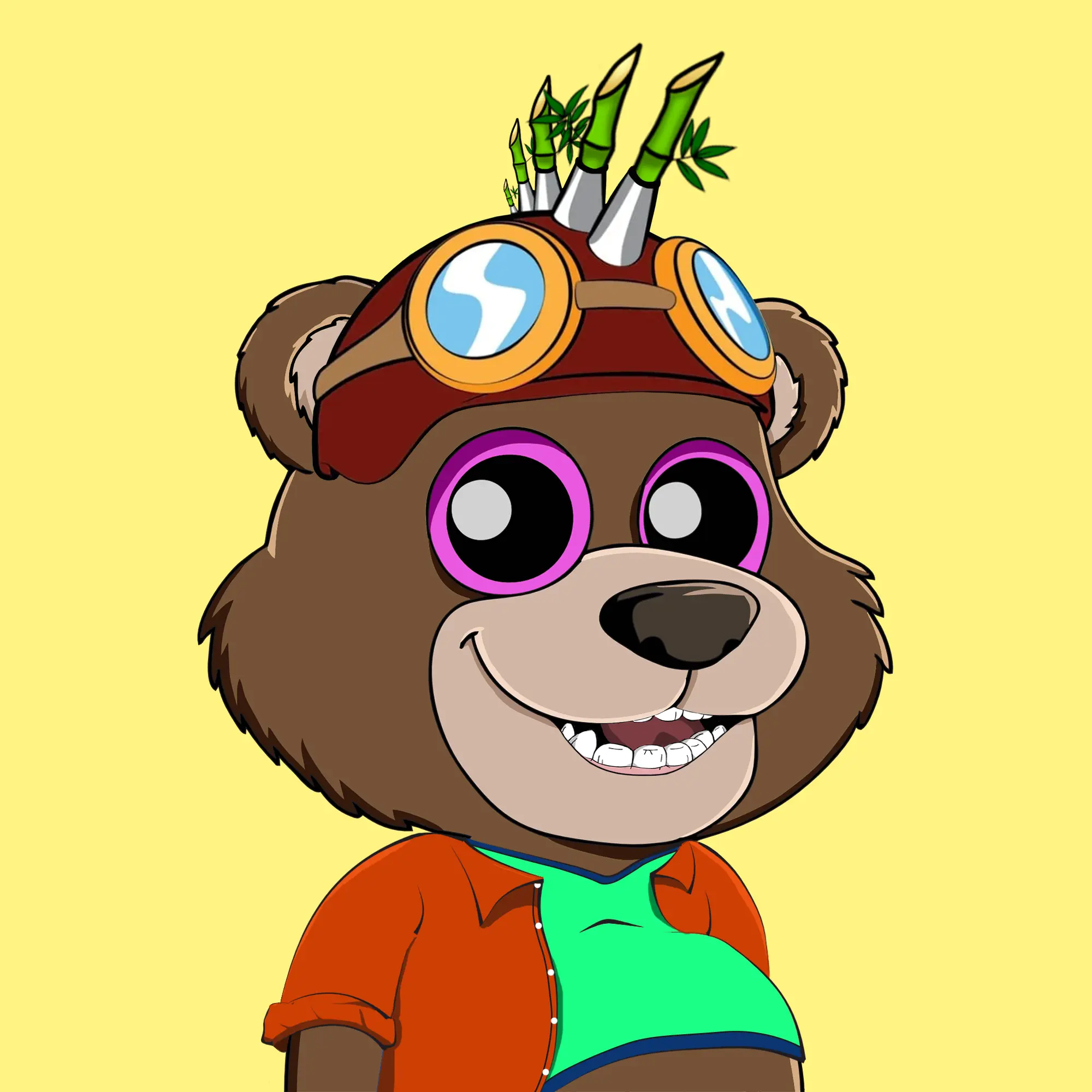 Gluttonous Bears #195 NFT on Algorand