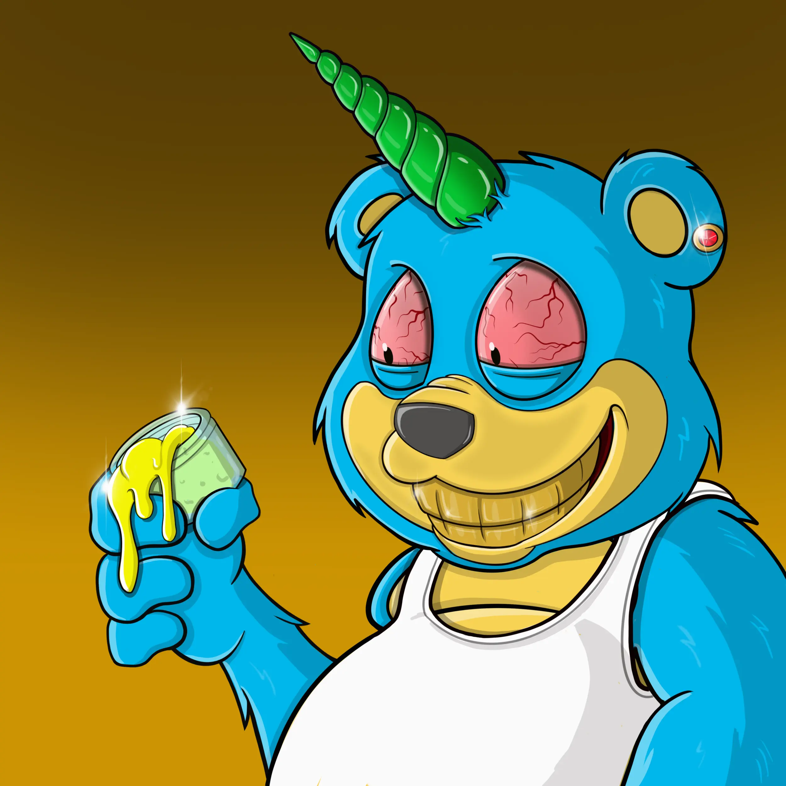 Burnin Bears #1088 NFT on Algorand