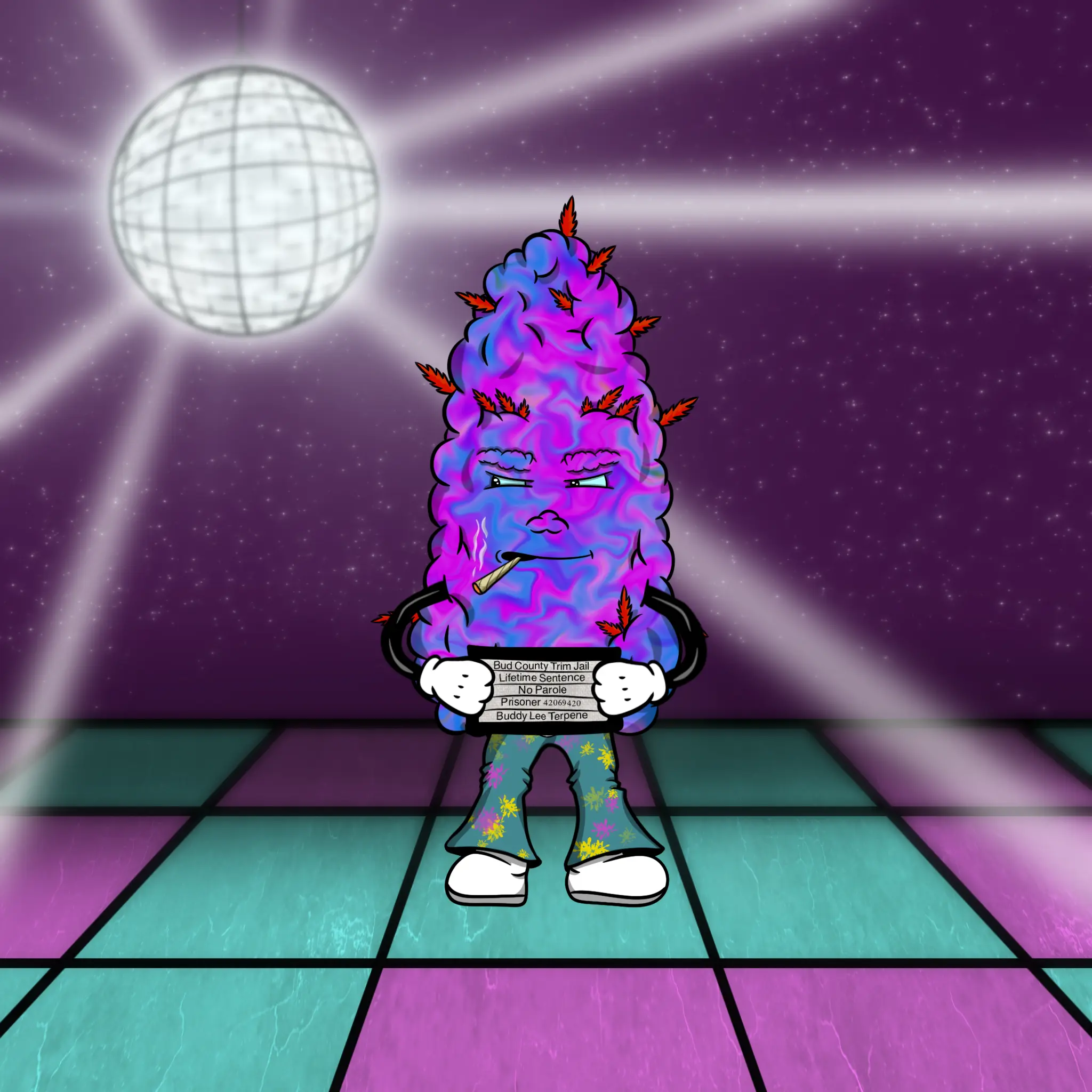 Blazing Budz #617 NFT on Algorand