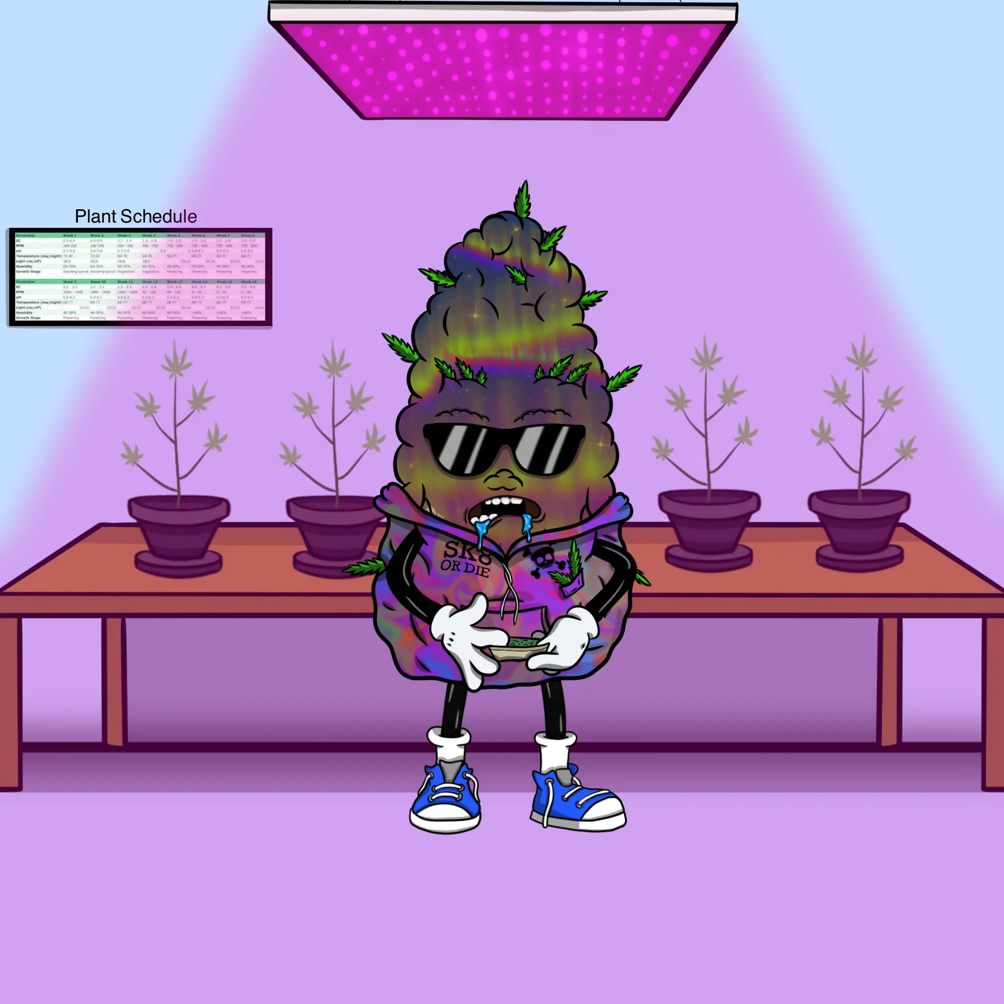 Blazing Budz #254 NFT on Algorand