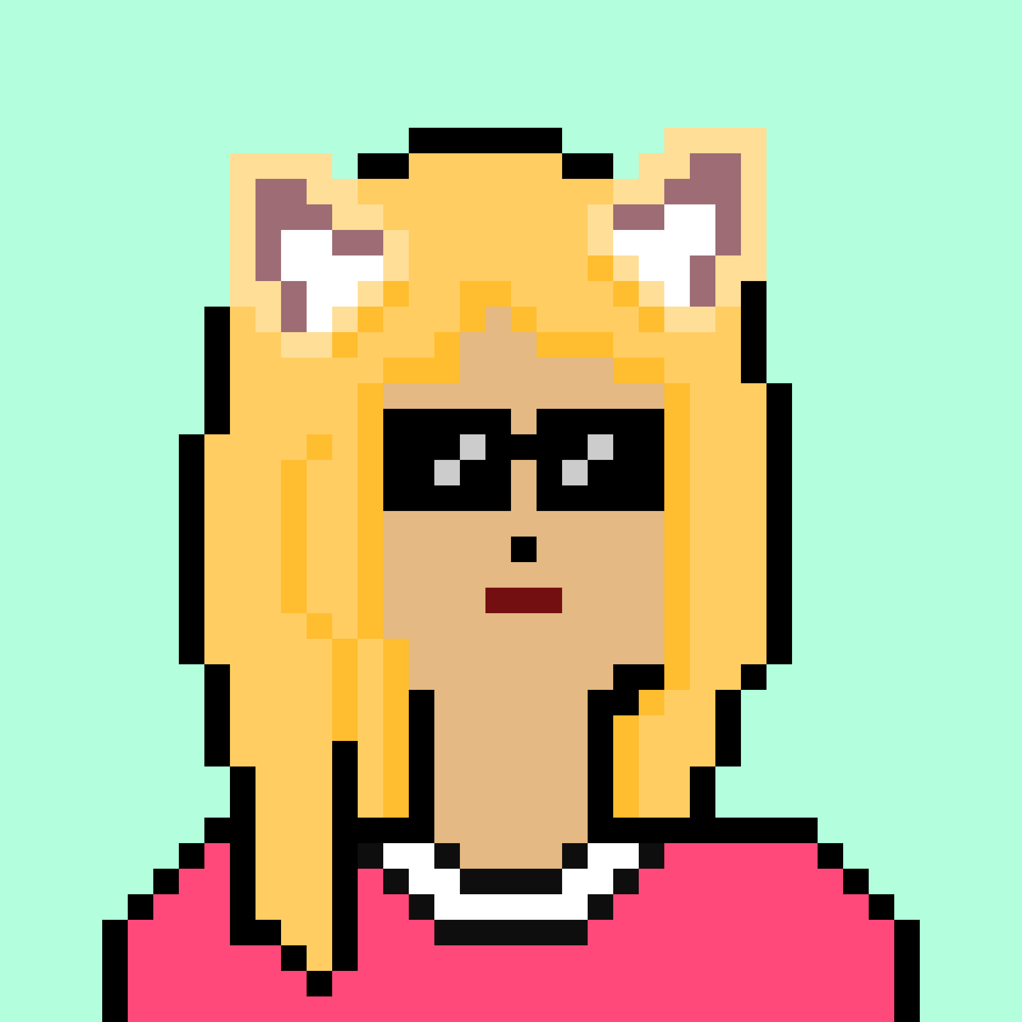 Catgirl Collection #349 NFT on Algorand