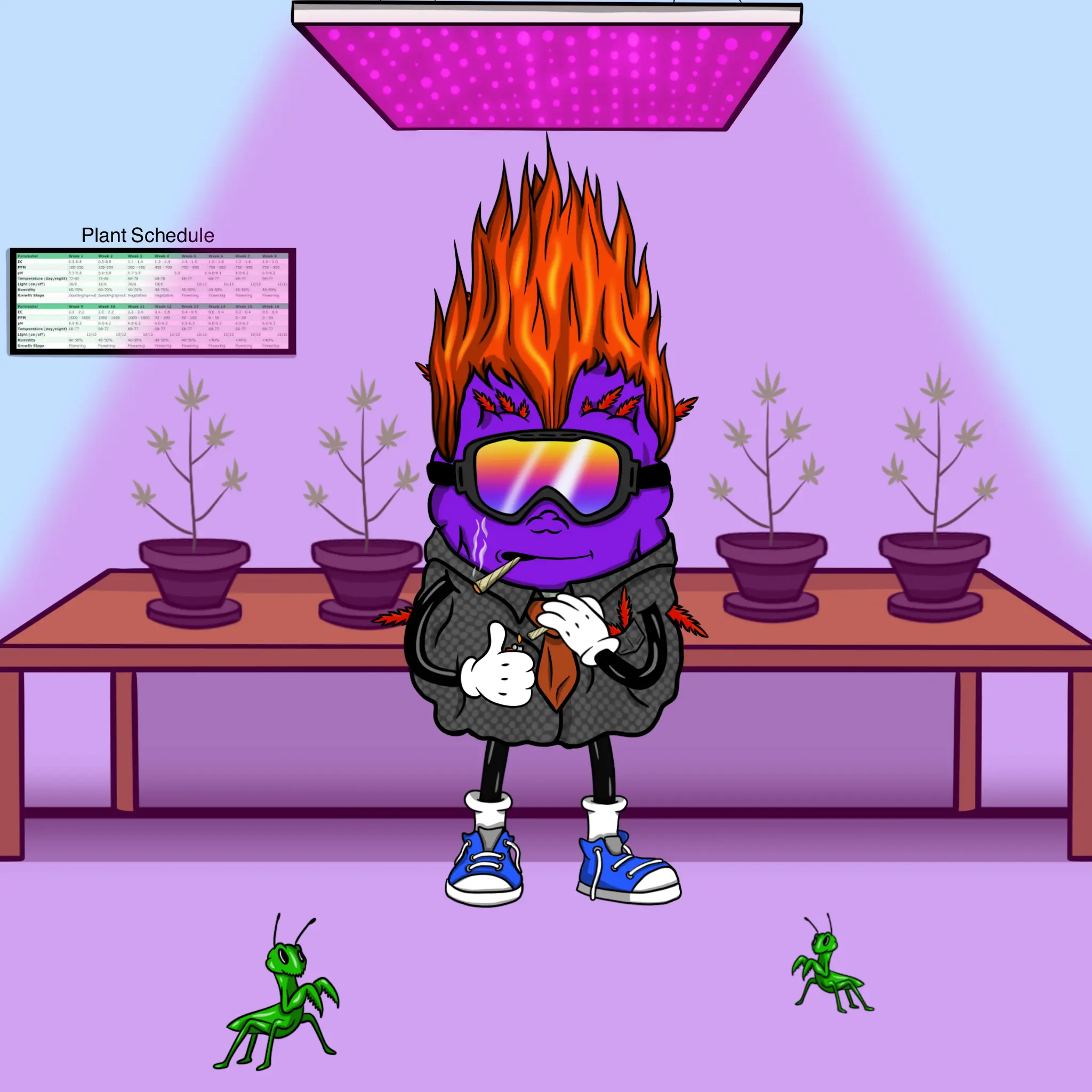 Blazing Budz #890 NFT on Algorand