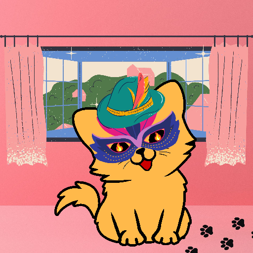 Happy Hoomens Cat#0380 NFT on Algorand