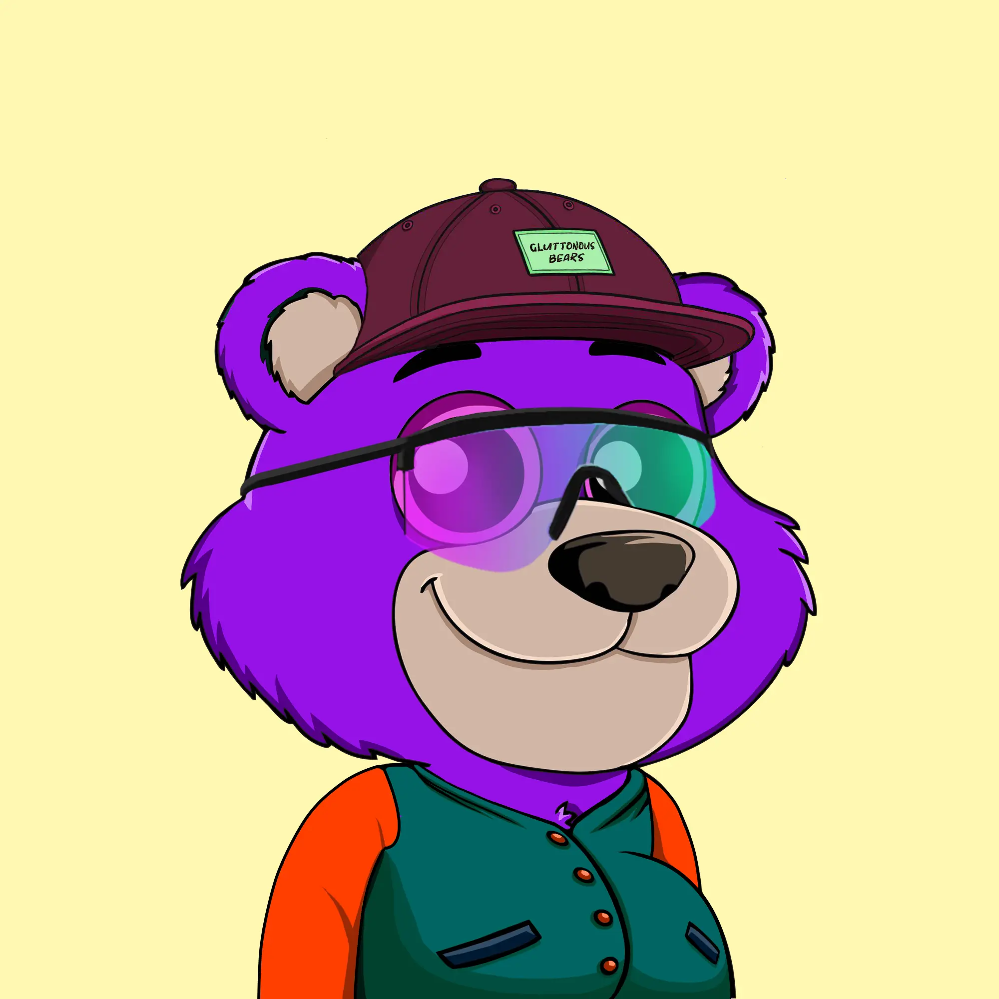 Gluttonous Bears #73 NFT on Algorand