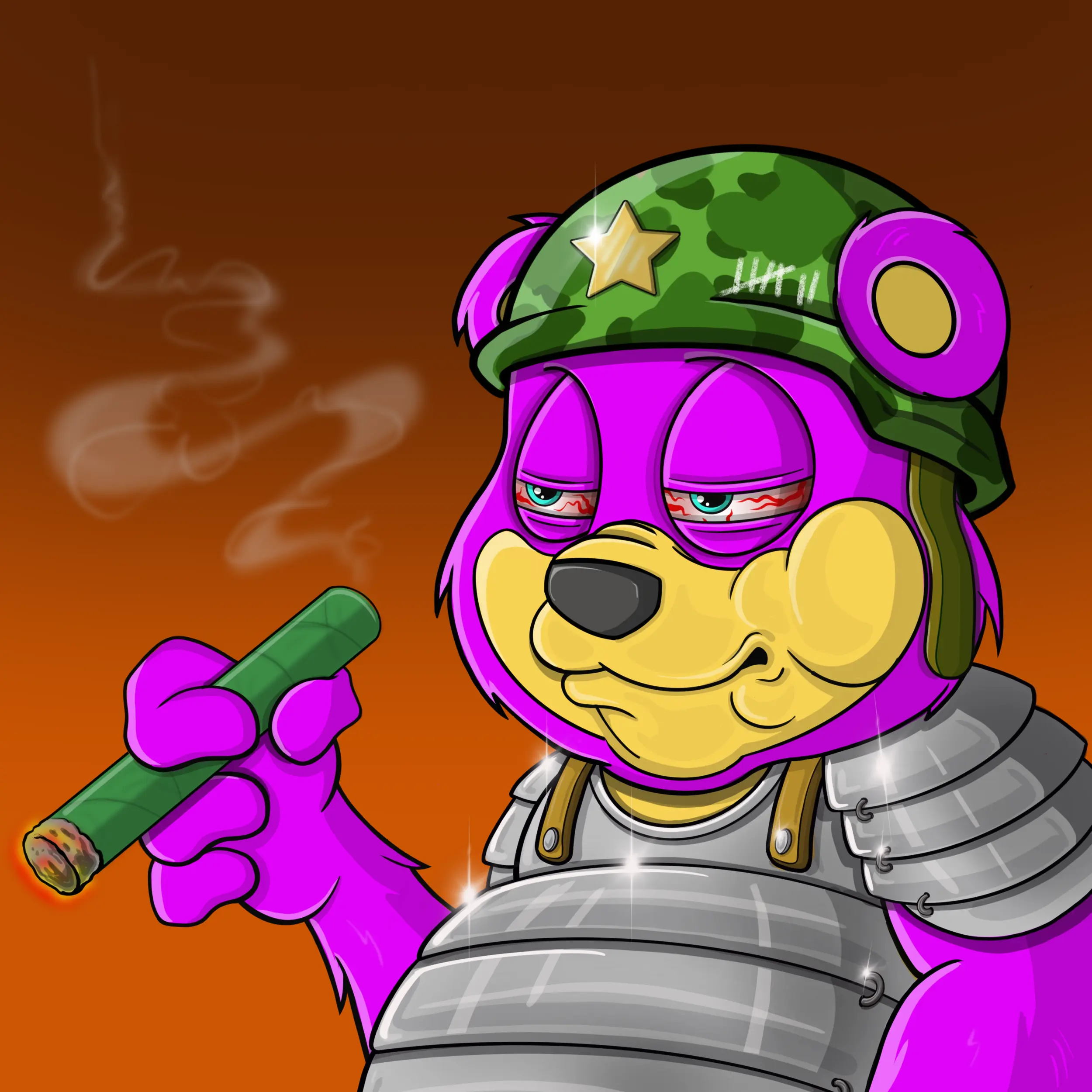 Burnin Bears #92 NFT on Algorand