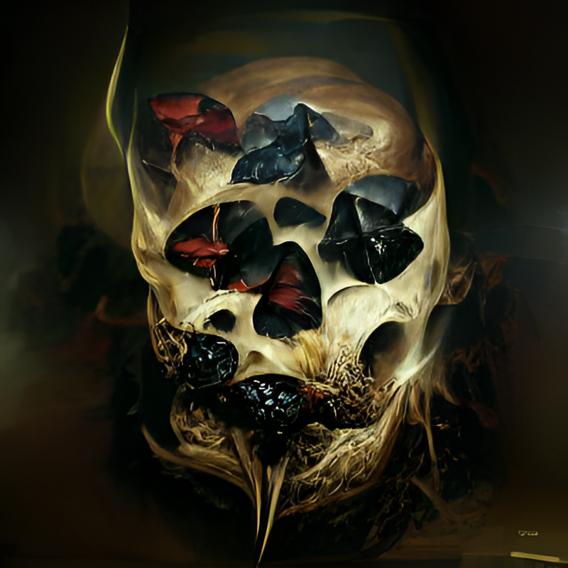 King skull#3 NFT on Algorand