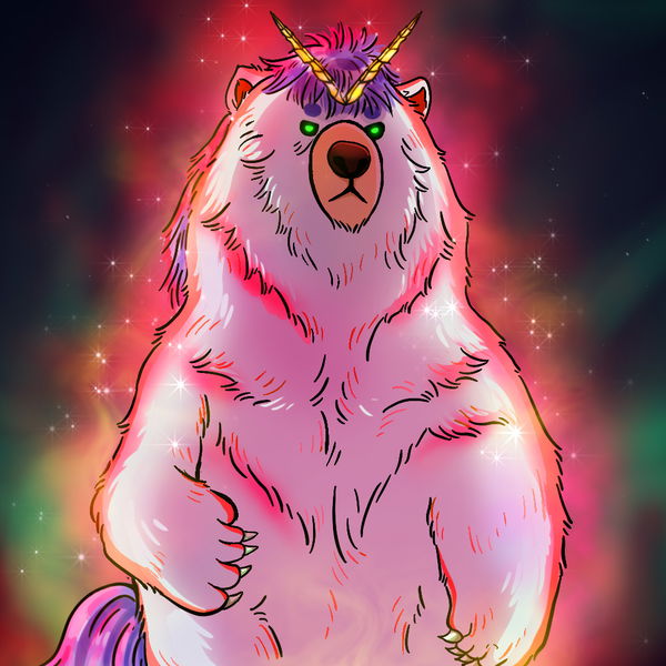 An image of (#027) Beary the Unicorn*