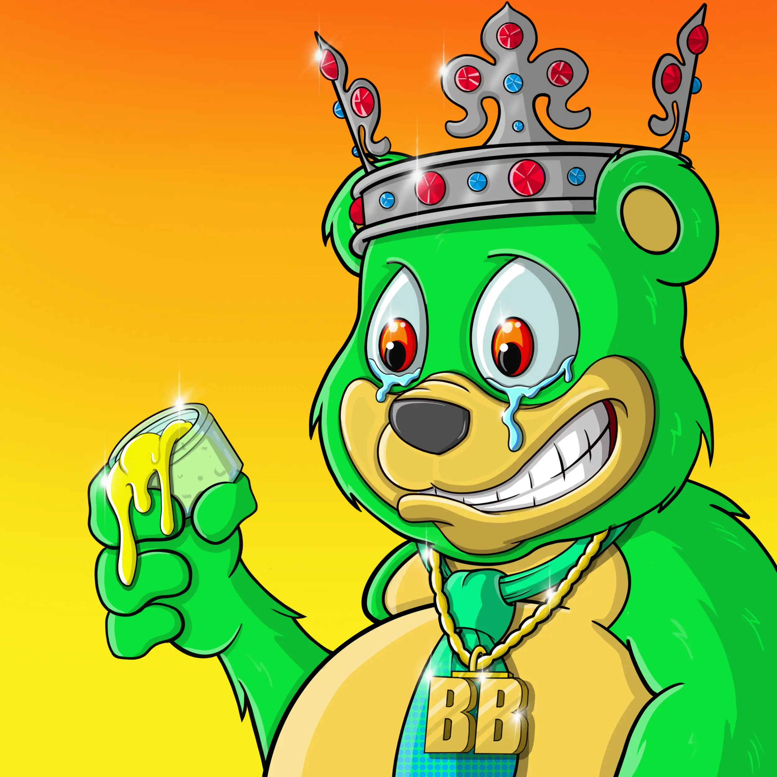 Burnin Bears #726 NFT on Algorand