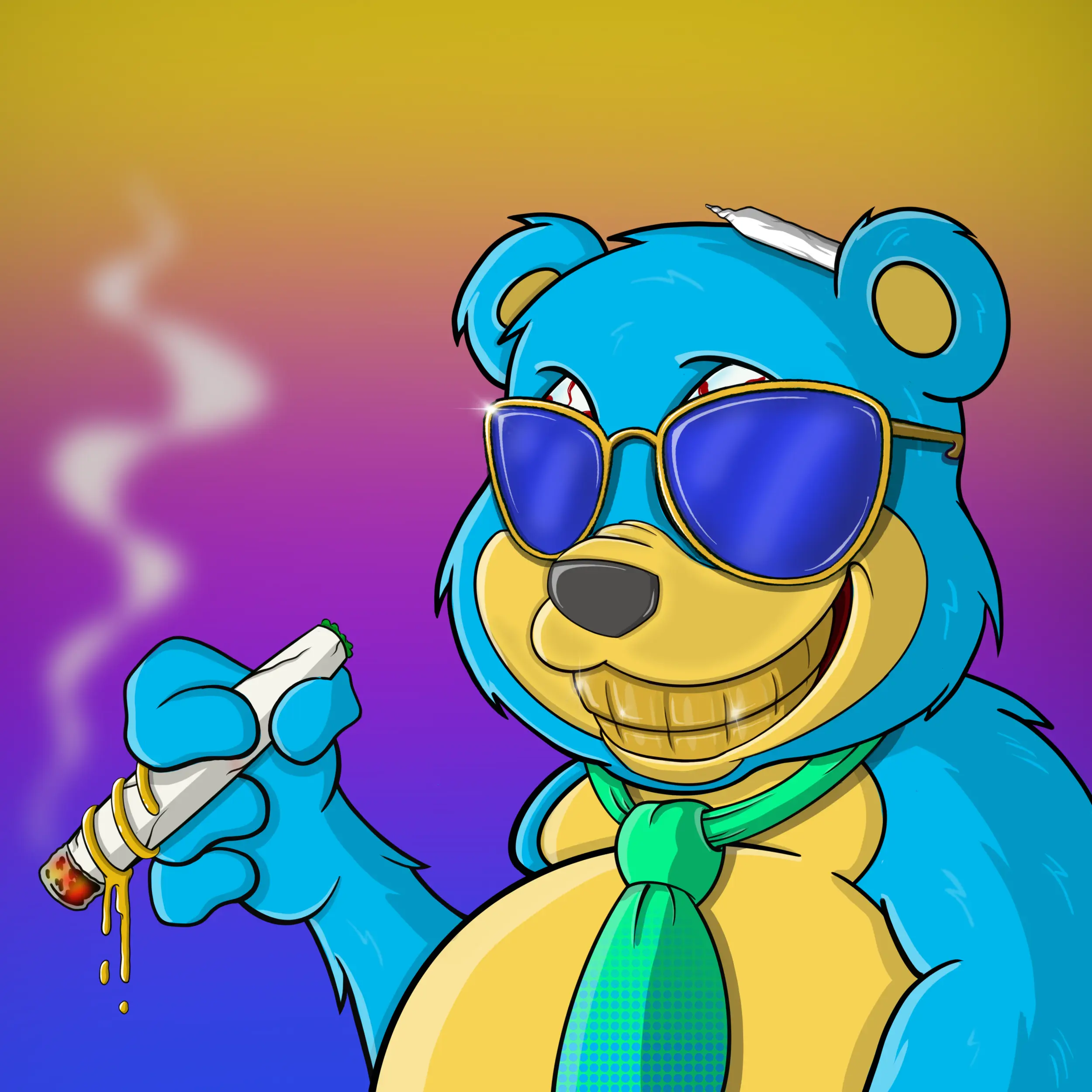 Burnin Bears #665 NFT on Algorand