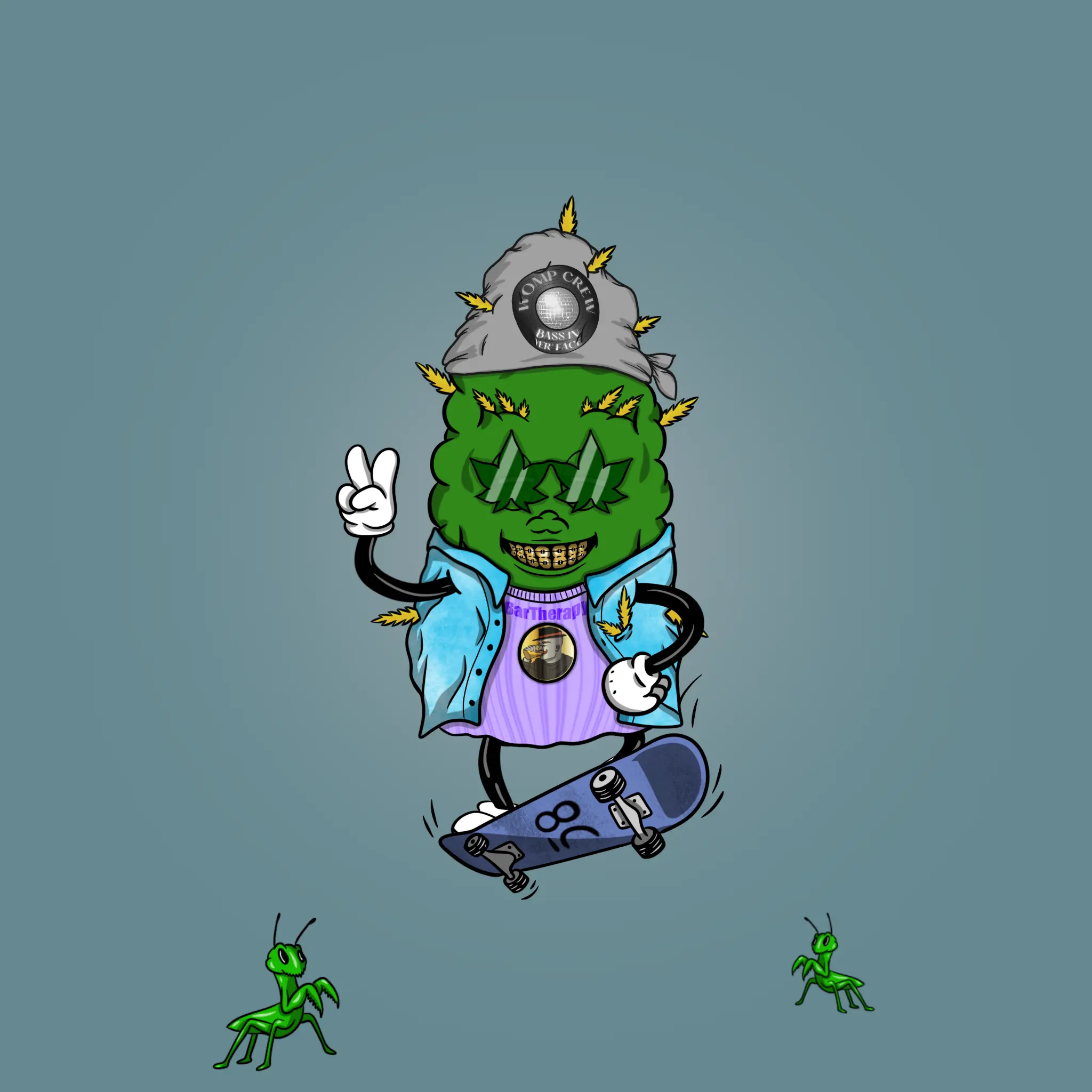 Blazing Budz #742 NFT on Algorand